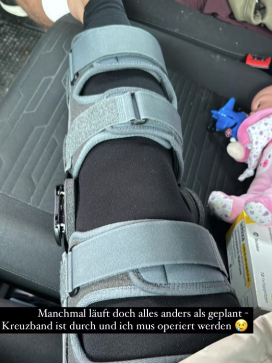 Sarah Engels hat sich verletzt.