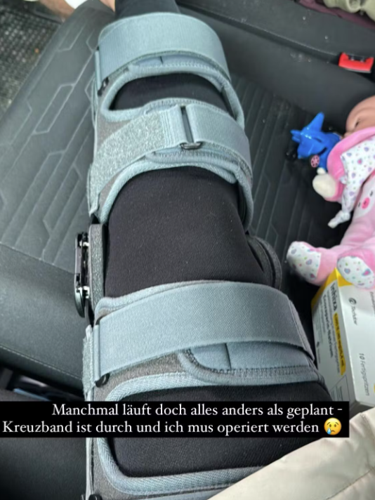 Sarah Engels hat sich verletzt.