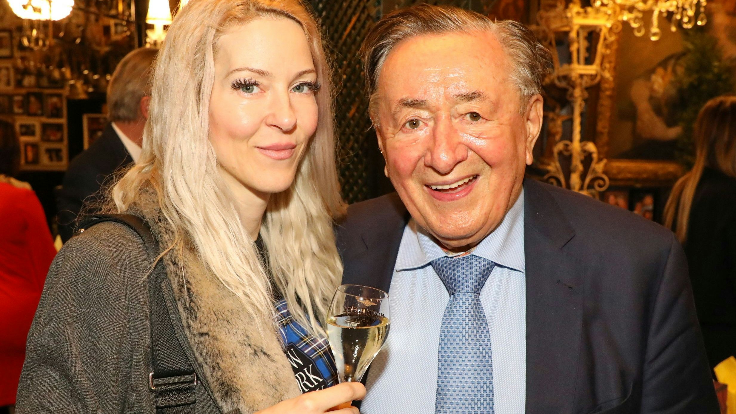 Richard Lugner mit seinem "Bienchen"