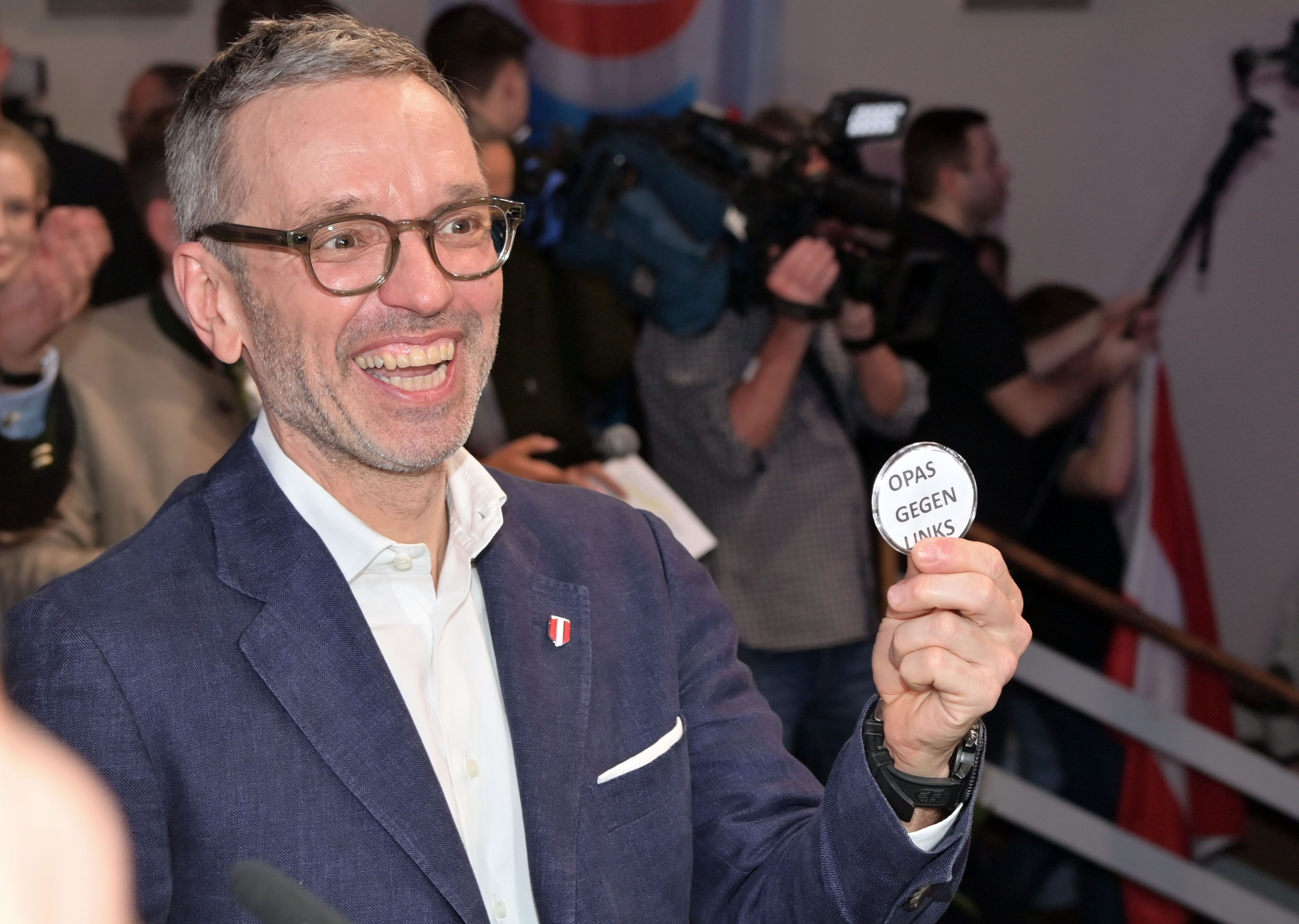 FPÖ-Chef Herbert Kickl im Zuge des 