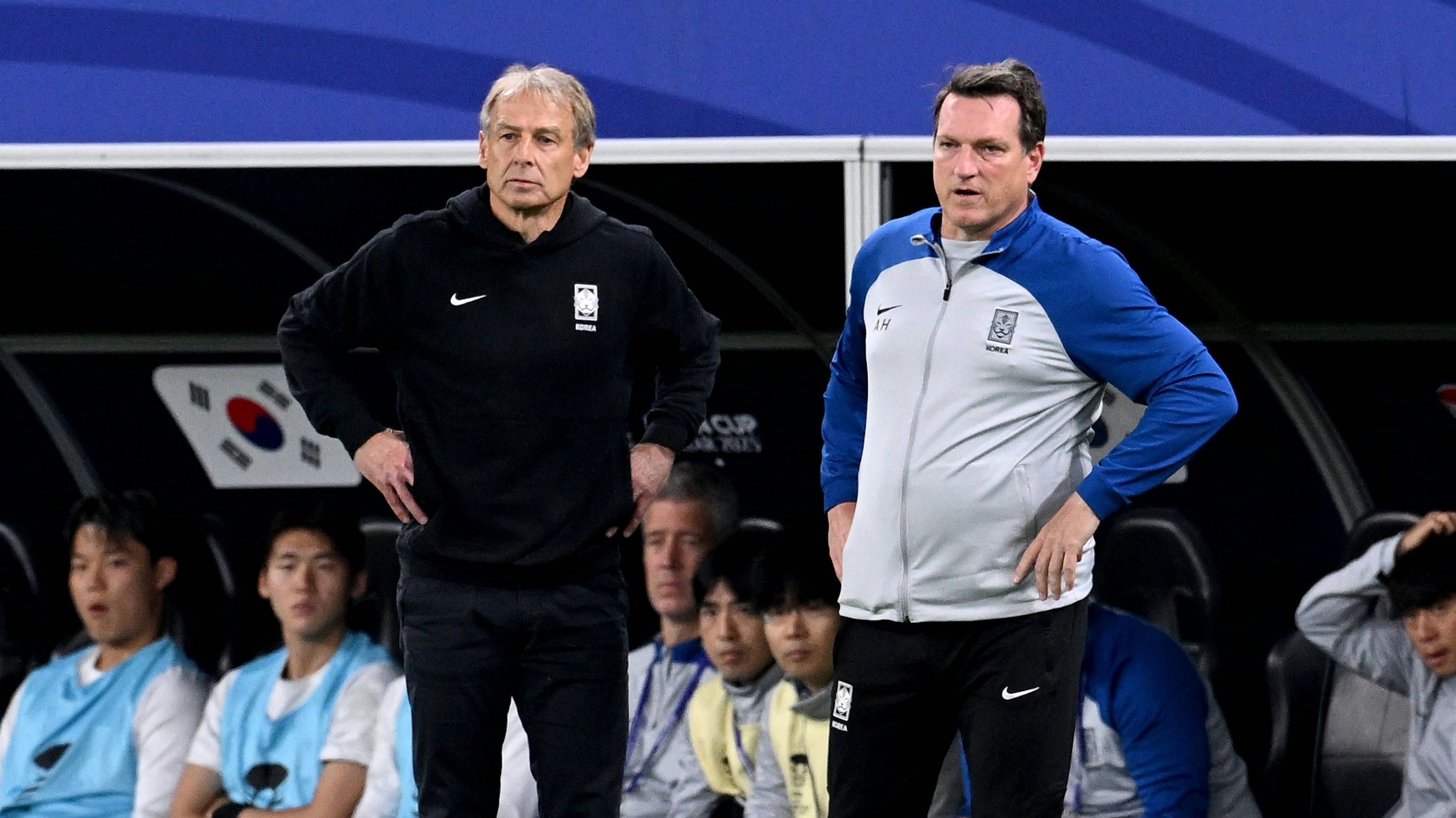 Jürgen Klinsmann und Andreas Herzog