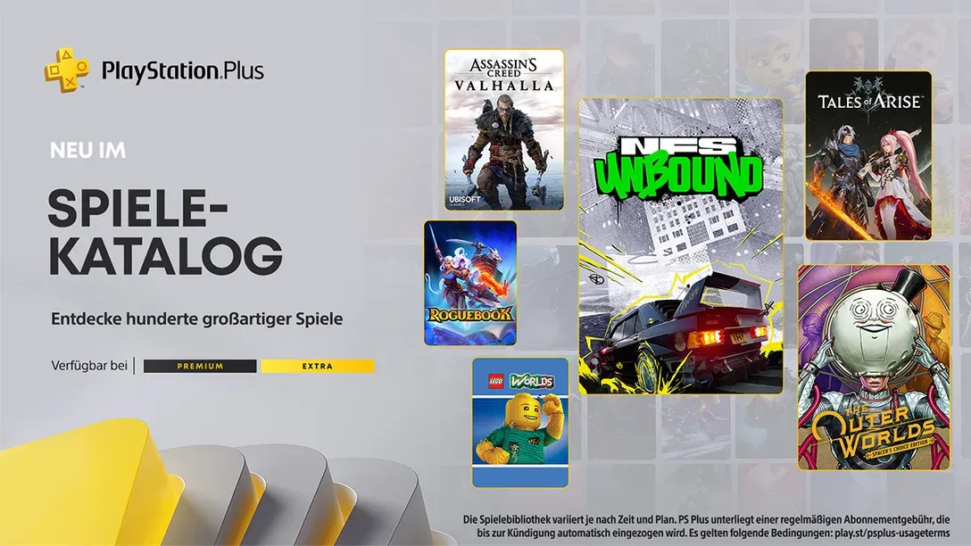 PlayStation Plus Extra- & Premium-Neuzugänge im Februar.
