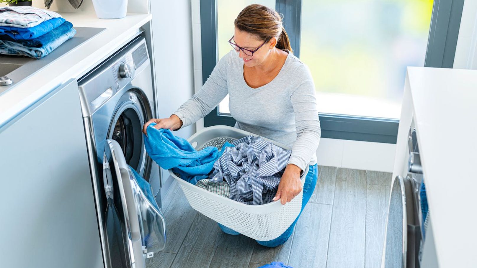<strong>Wäsche waschen</strong> ist laut Studie schon etwas mühsamer, es kommt auf einen Intensitätswert von 2,4.