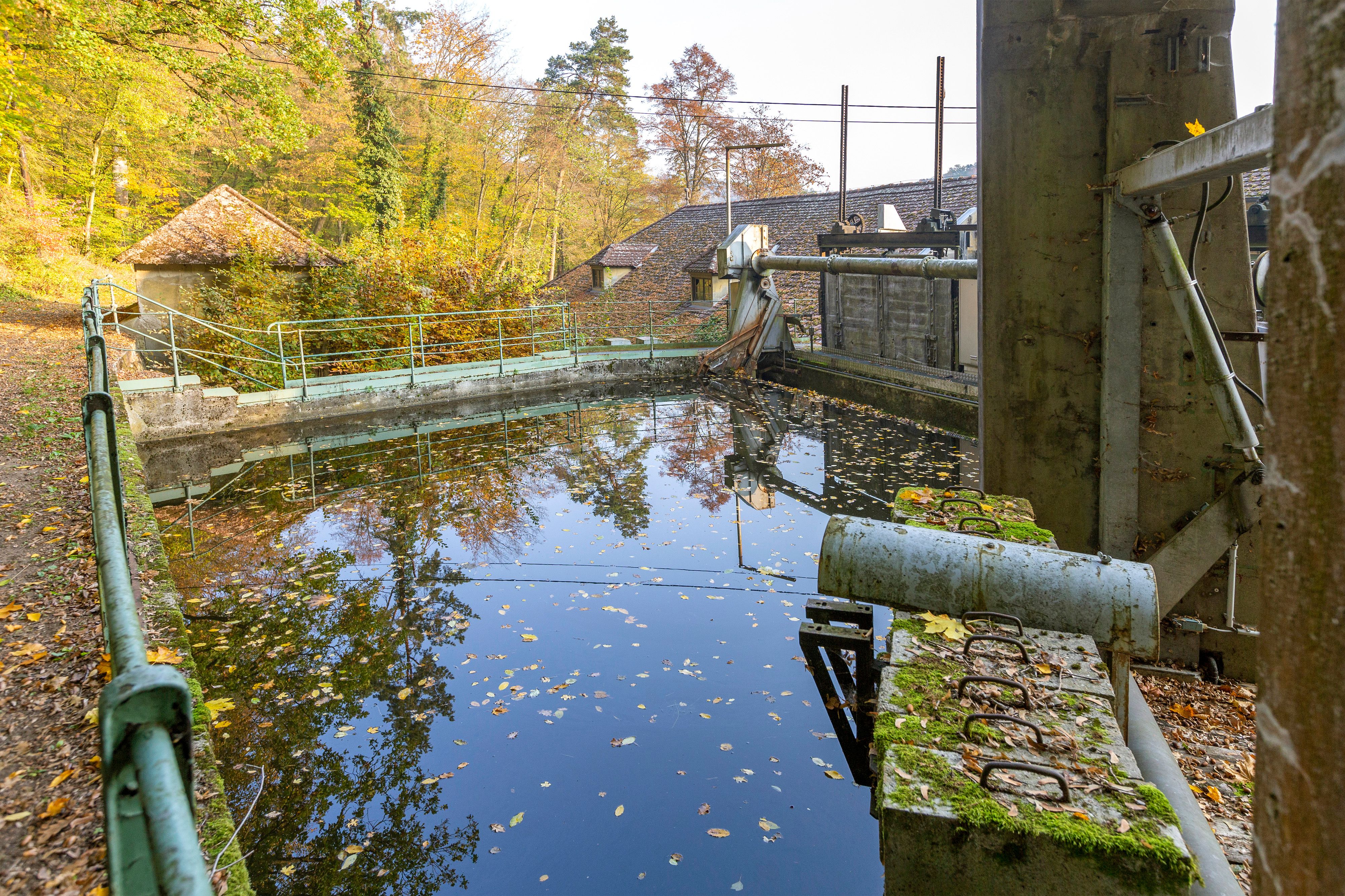 Laufwasserkraftwerk Rosenburg im Kamptal in Niederösterreich.