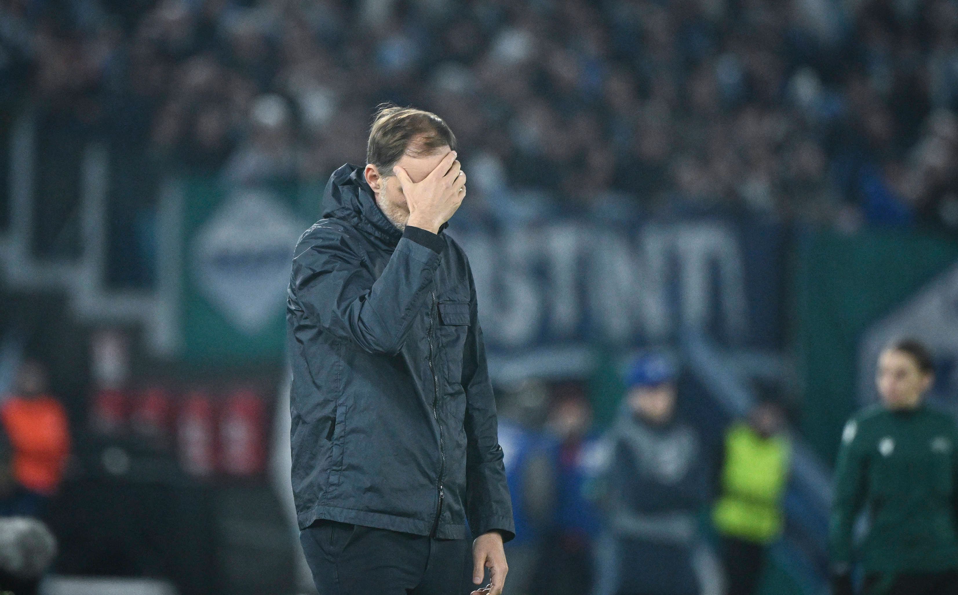 Bayern-Coach Thomas Tuchel war nach der 0:1-Niederlage gegen Lazio Rom ratlos.