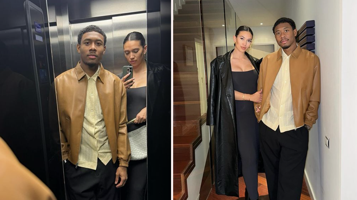 David Alaba und seine Freundin Shalimar Heppner. 