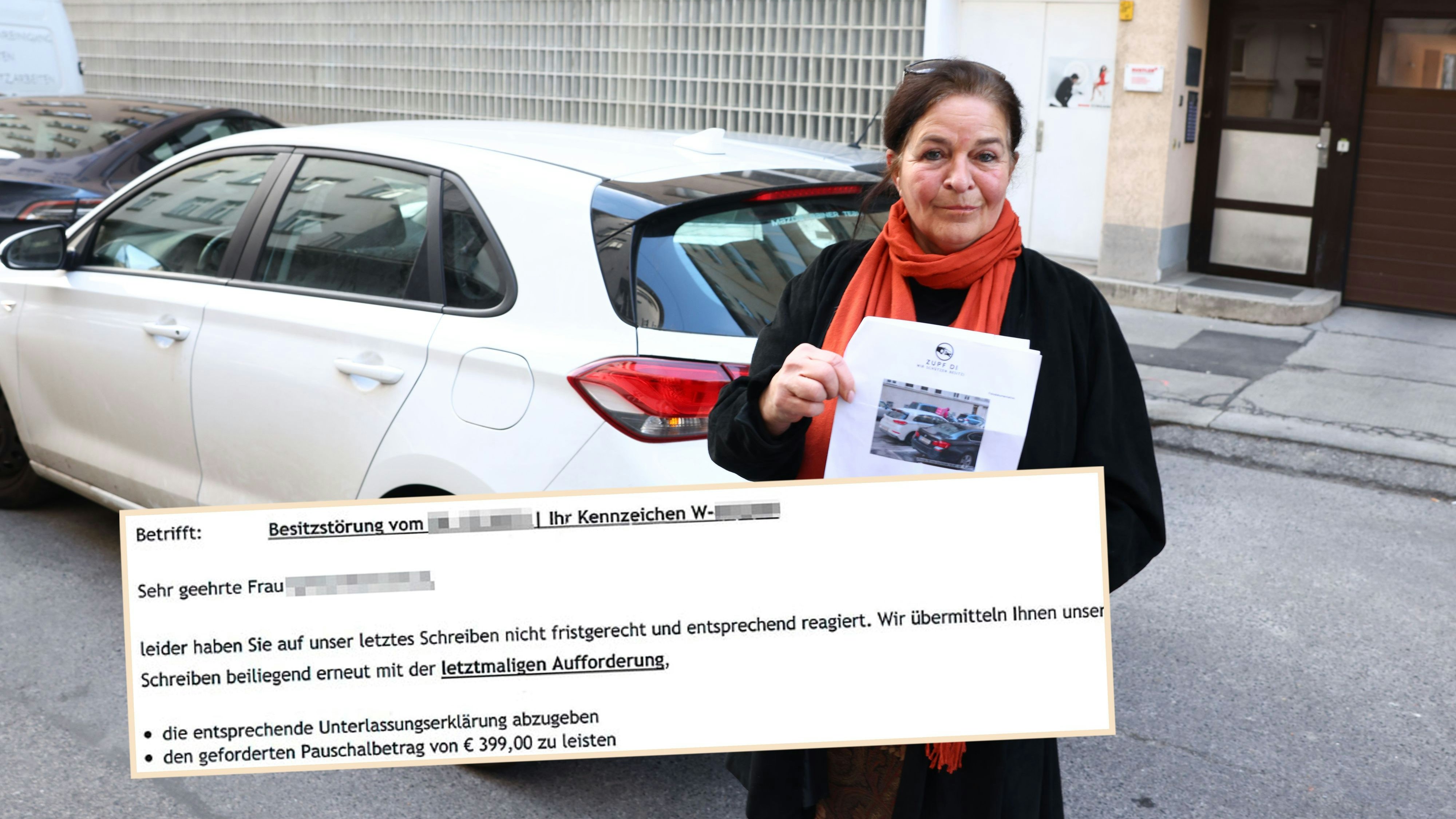 Wienerin parkte drei Minuten – 400 Euro Strafe!