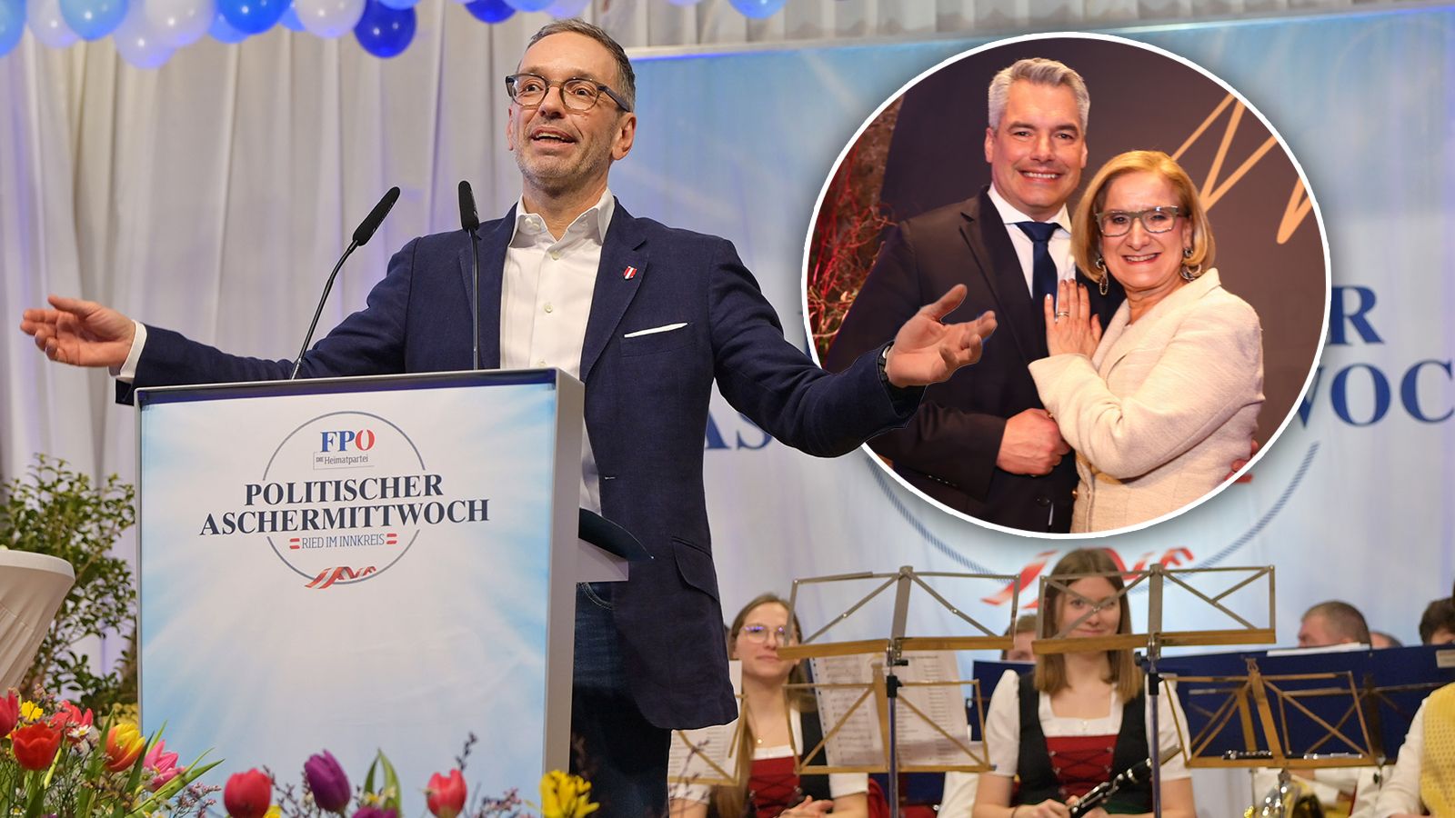 FPÖ-Chef Herbert Kickl teilte in der Jahnturnhalle ordentlich gegen Mikl-Leitner aus.