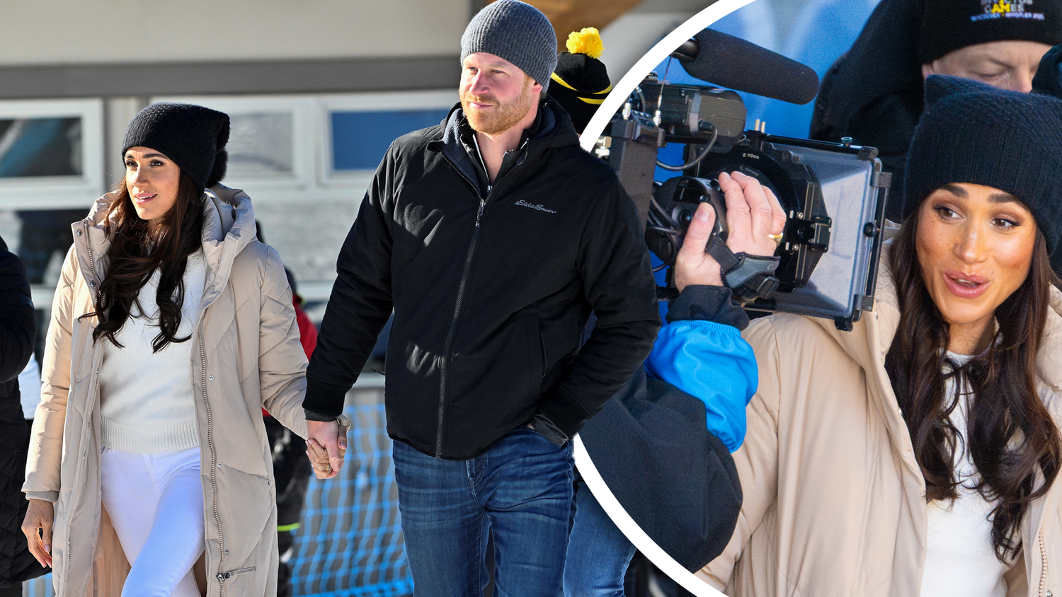 Meghan und Harry drehen für die Invictus Games in Kanada.