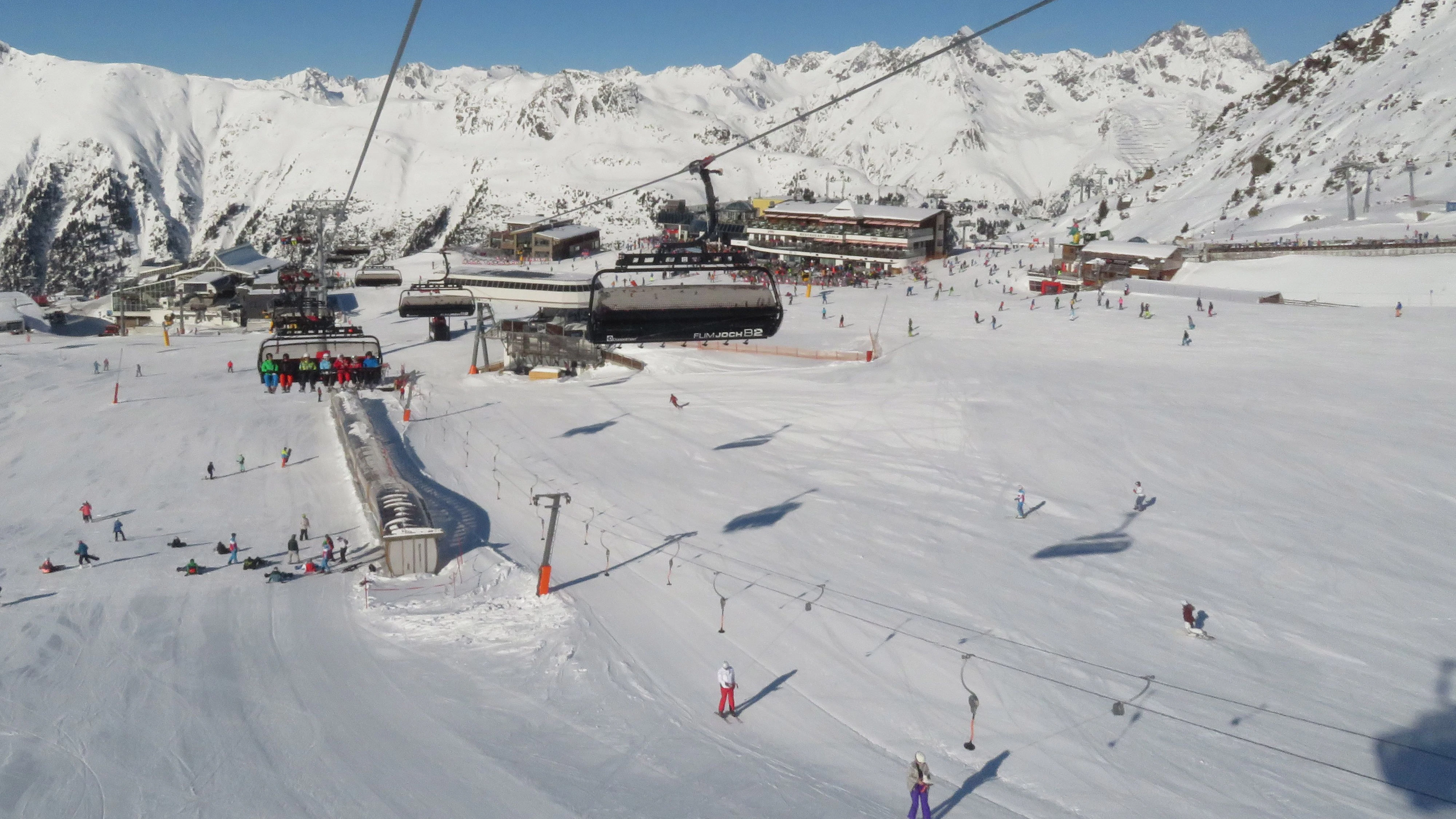 Impressionen aus dem Skigebiet Ischgl. Archivbild. 