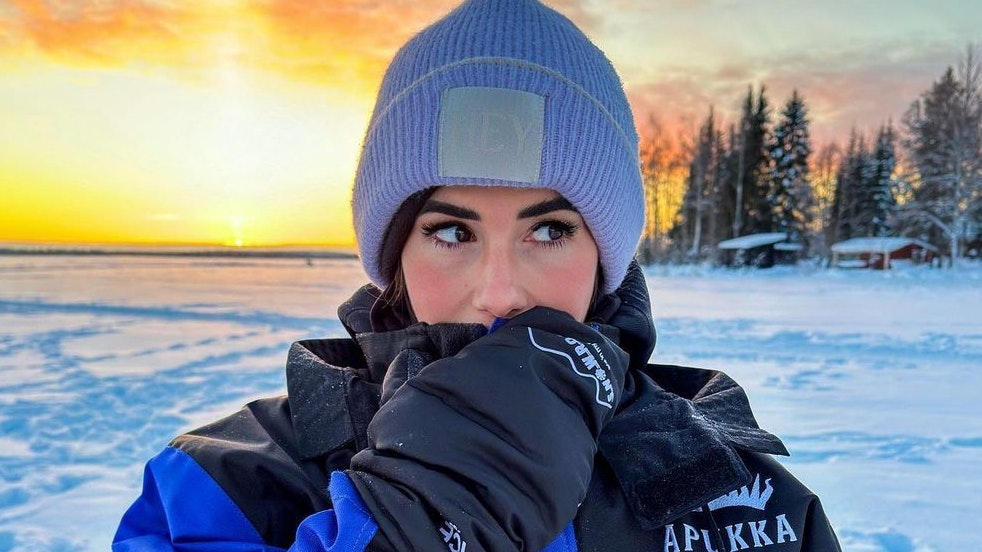 Sarah Engels liegt nach ihrem Ski-Unfall im Krankenhaus.