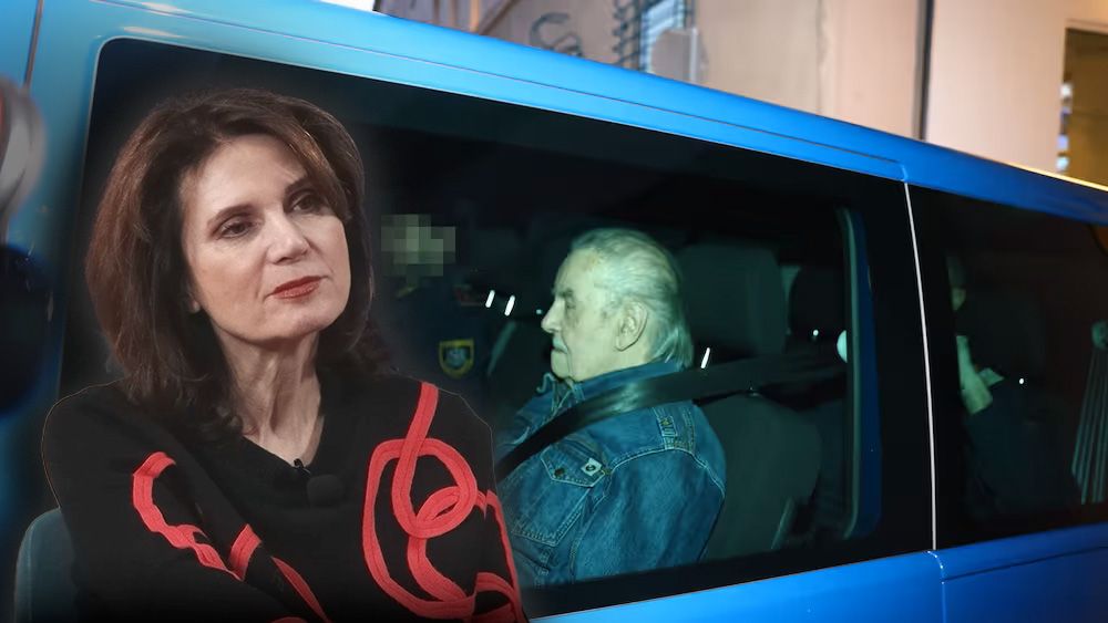 Josef Fritzl (mittlerweile 90 Jahre alt) mit Star-Anwältin Astrid Wagner