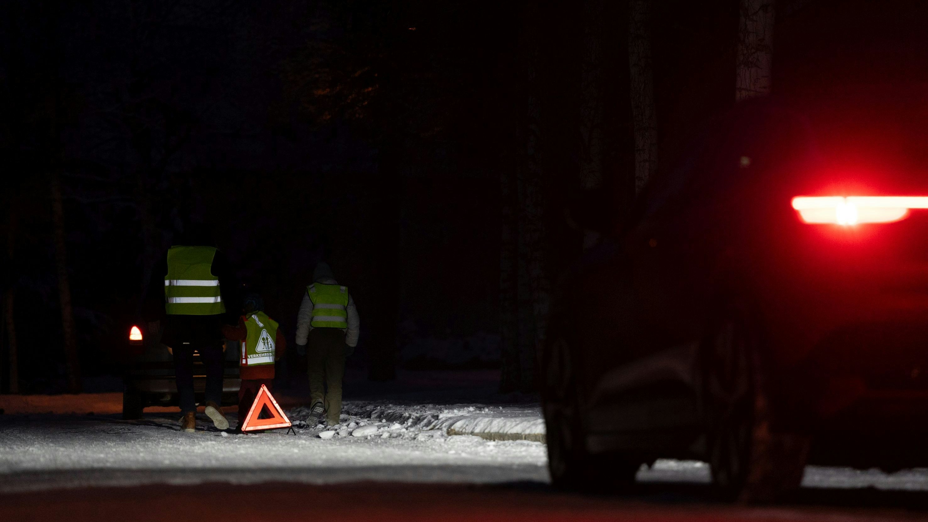 Viele Warnswesten sind nicht so sichtbar, wie es eigentlich sein sollte