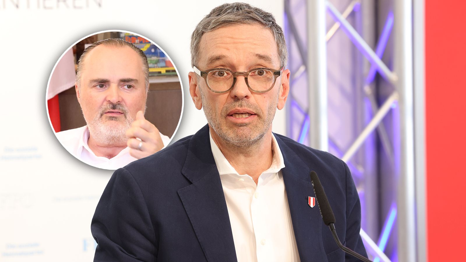 Herbert Kickl und Hans Peter Doskozil wollen restriktivere Asylpolitik in Österreich.