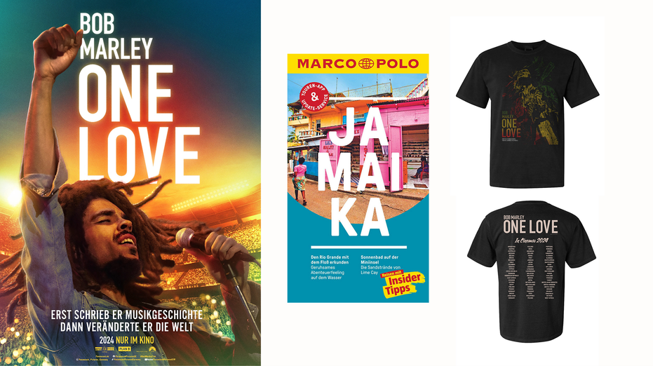 Heute.at - Shirt & Reiseführer zum Film BOB MARLEY: ONE LOVE