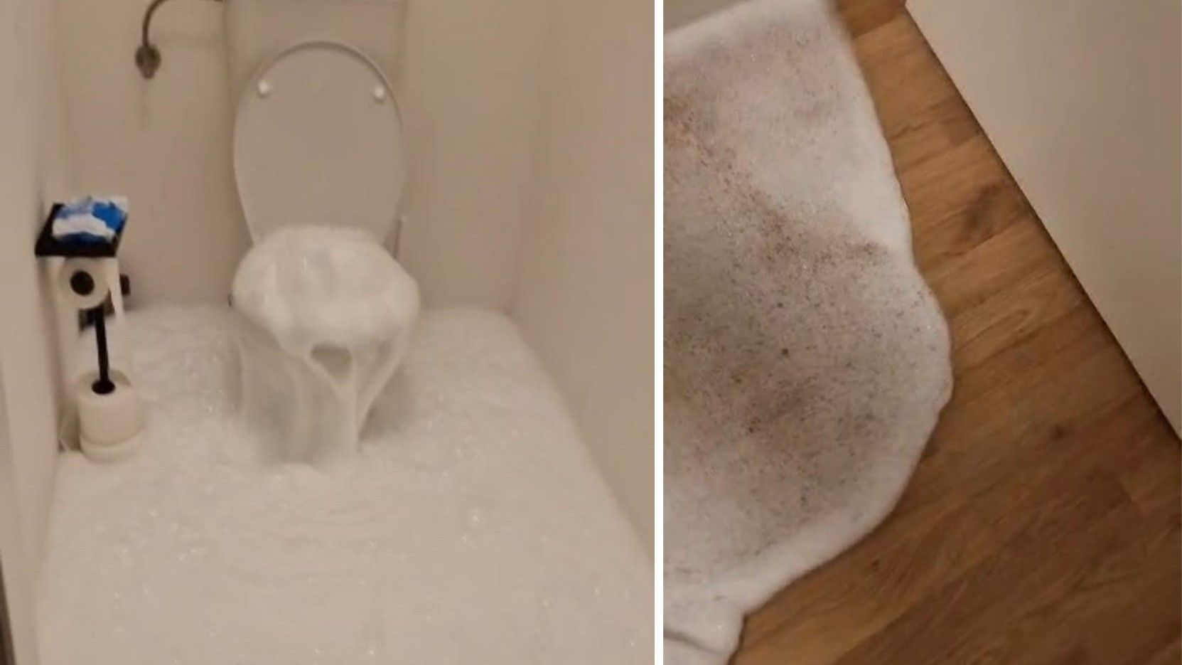 In der Liesinger Wohnung gab es bisher sechs WC-Überflutungen.