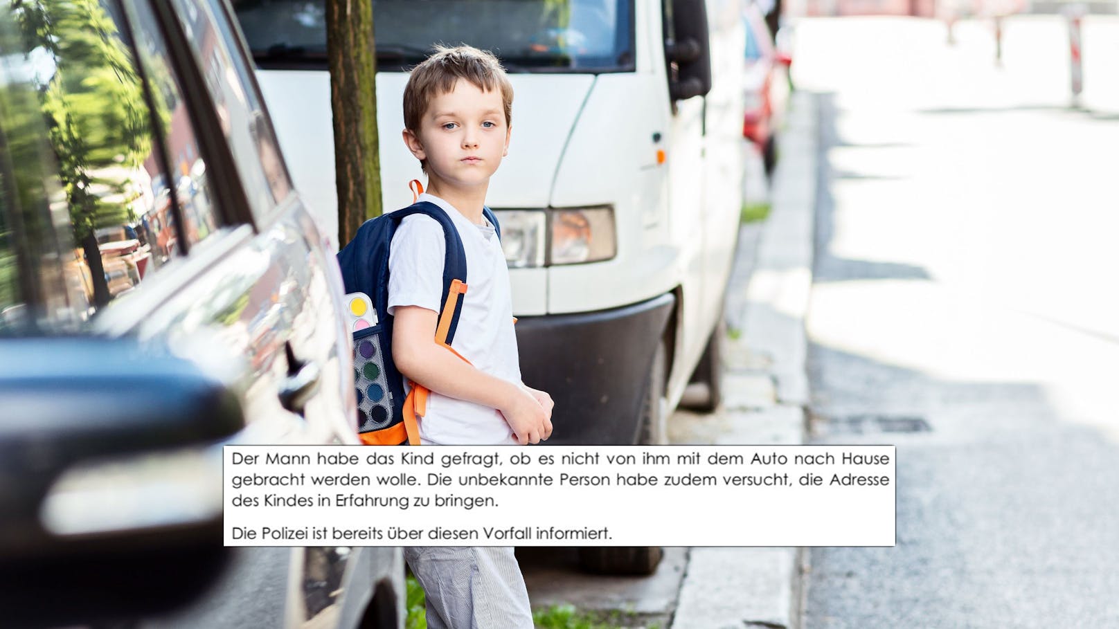 Alarm vor Schule in NÖ! Mann soll Kinder in Auto locken