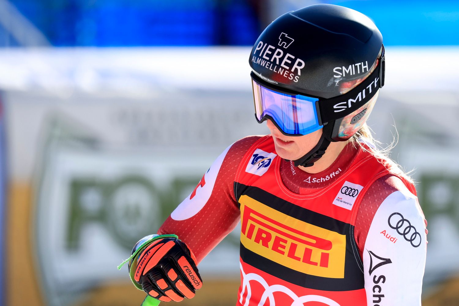 Österreichs Ski-Star Conny Hütter. 