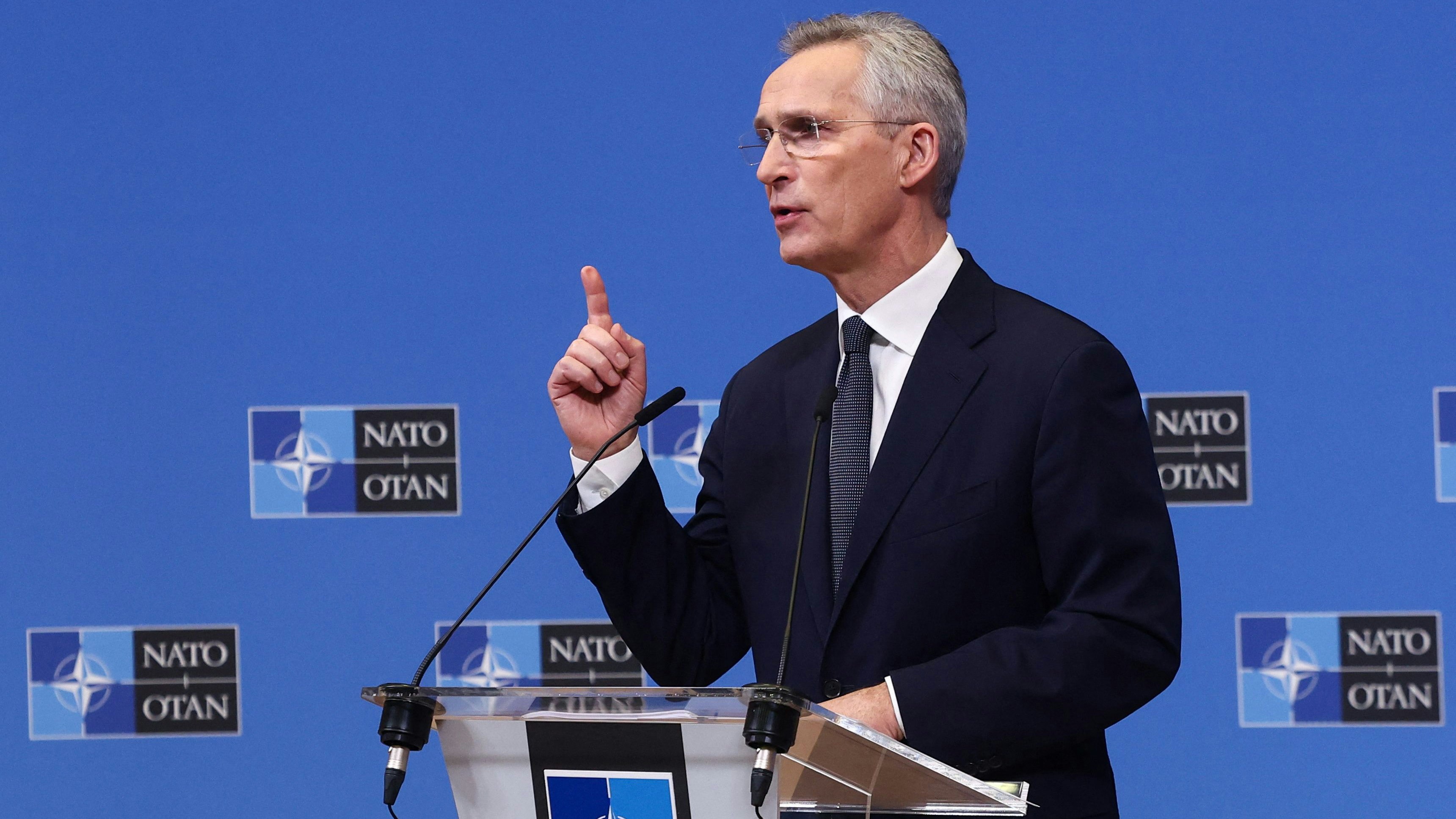 Nato-Generalsekretär Jens Stoltenberg fordert von den USA, der Ukraine zu liefern, "was sie versprochen haben".