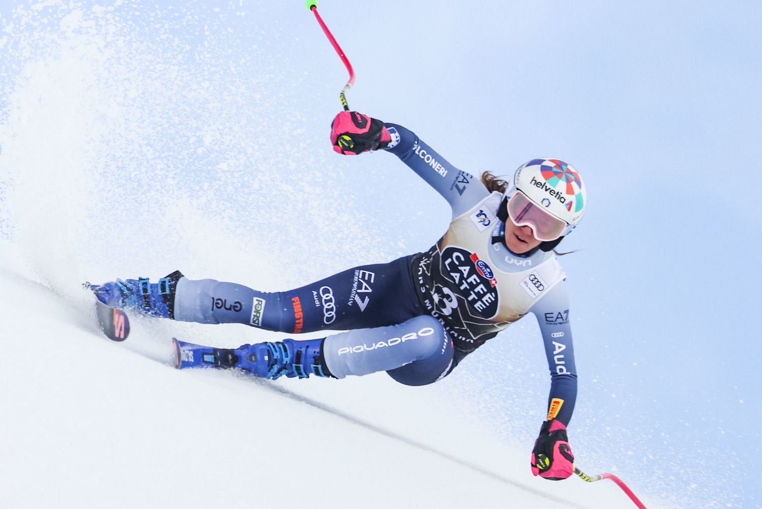 Die italienische Läuferin Marta Bassino gewinnt in Crans-Montana.