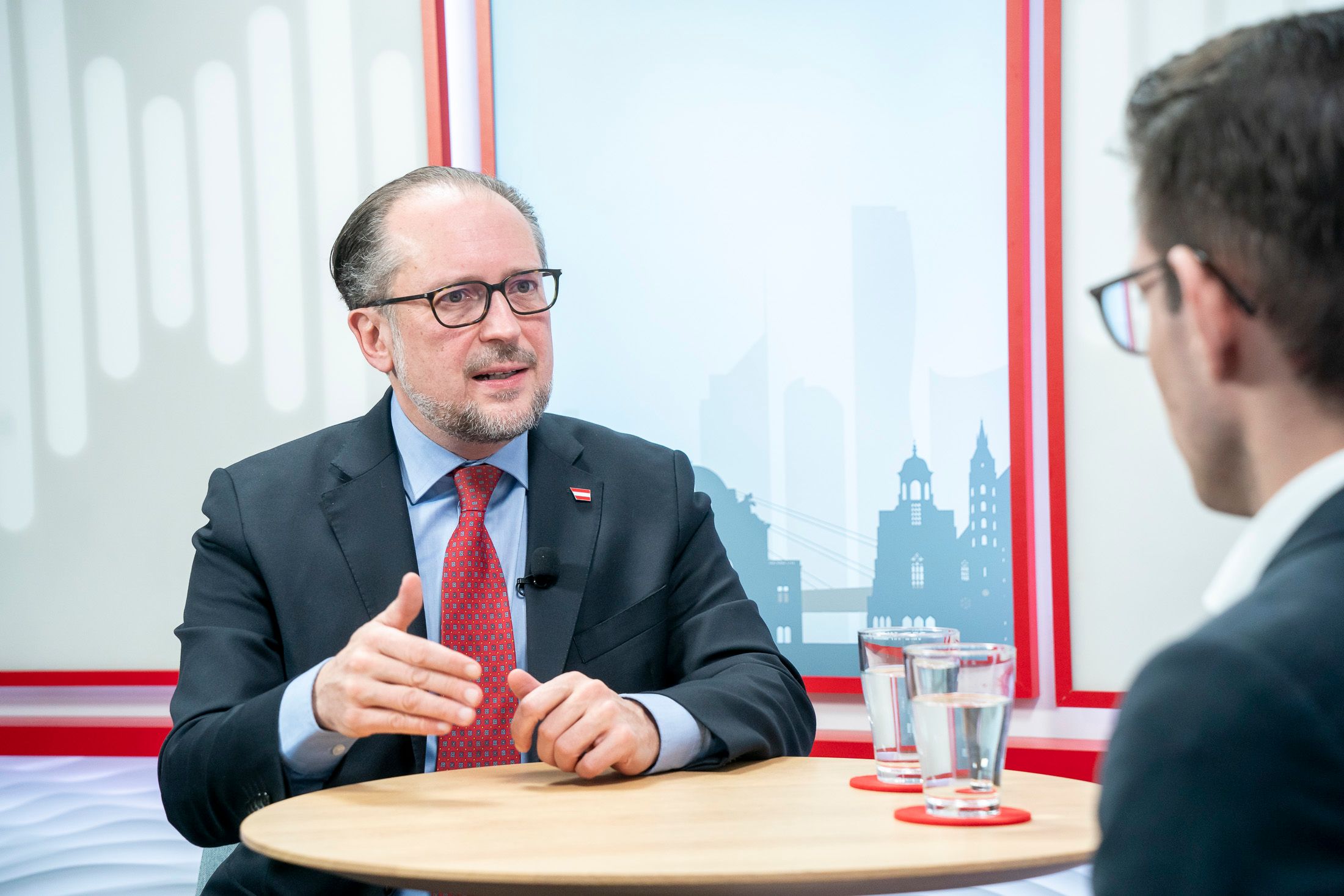 Außenminister Alexander Schallenberg im <em>