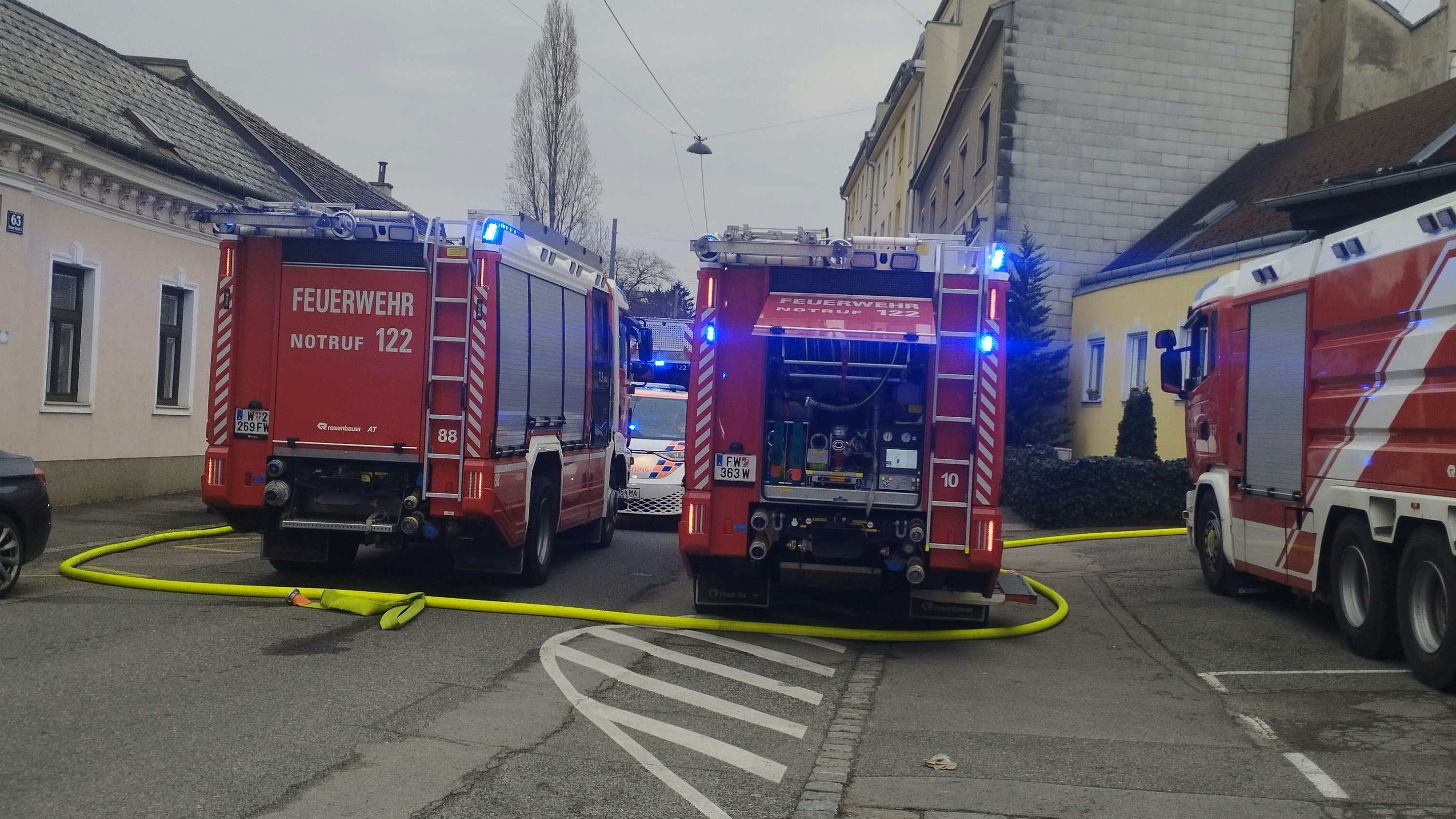 Löscheinsatz am Samstag in einer Simmeringer Werkstatt