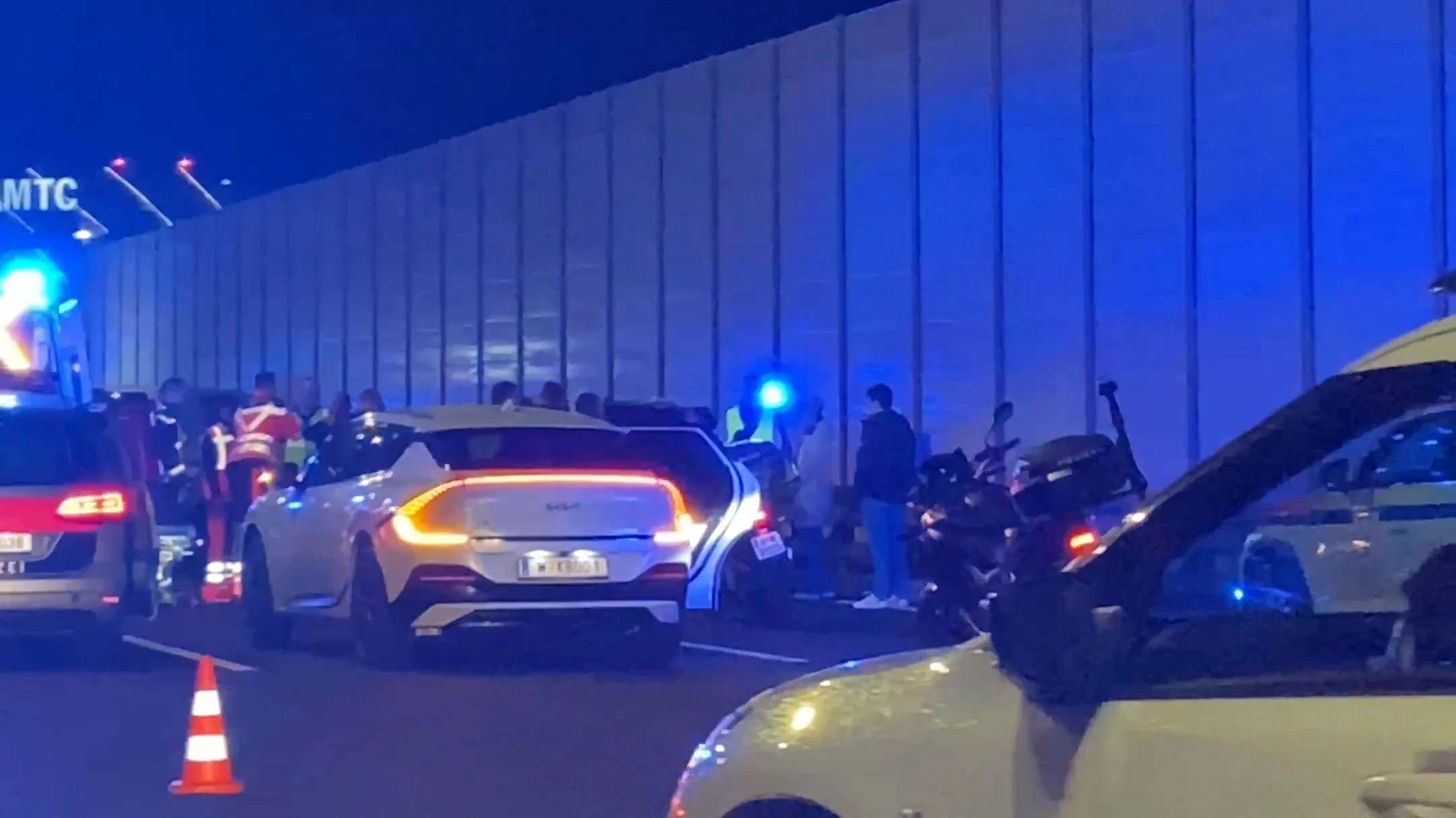 Lebensrettung auf der Autobahn