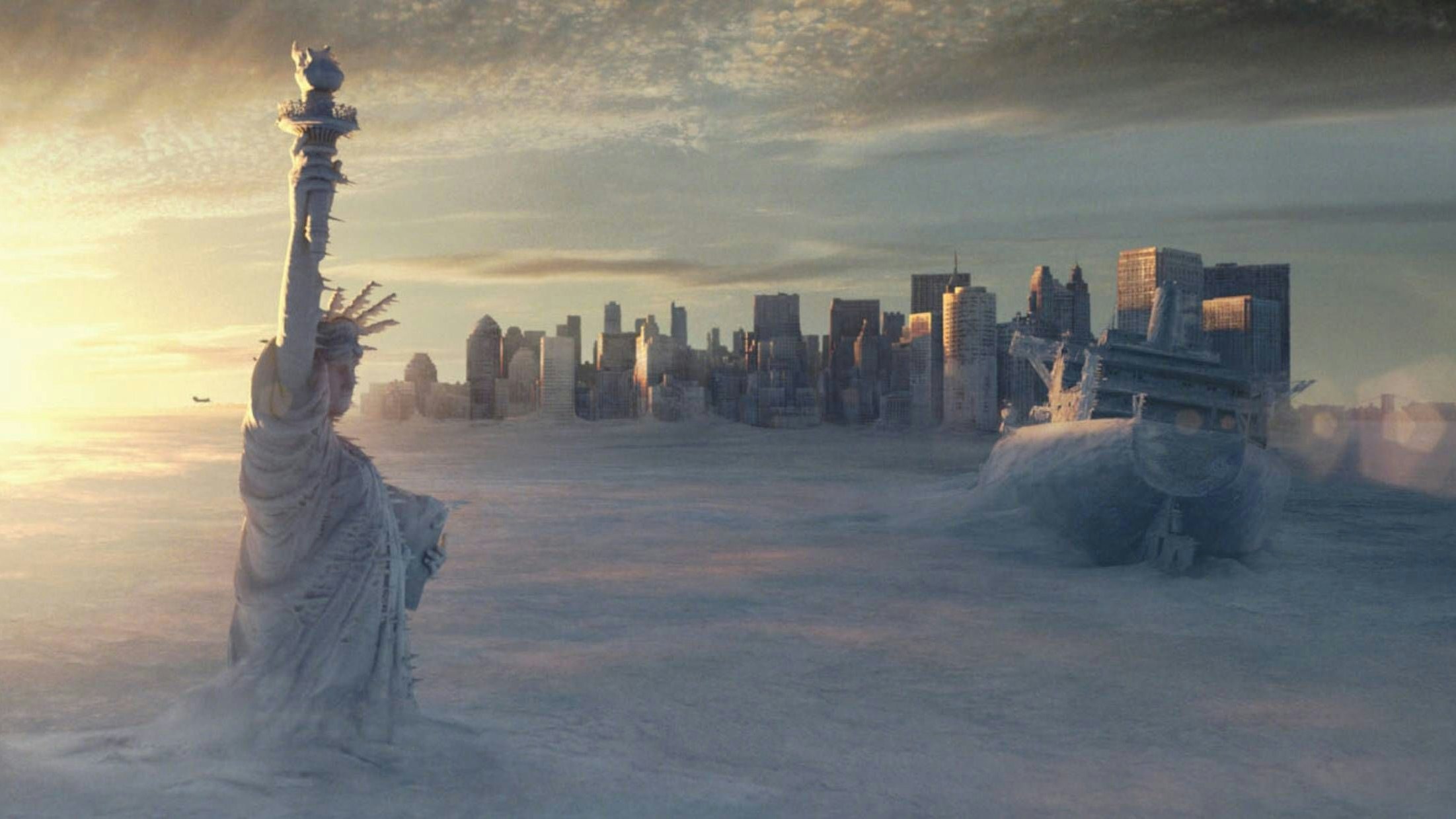 In "The Day After Tomorrow" ließ Regisseur Roland Emmerich 2004 die Welt auf der Leinwand (neuerlich) untergehen.