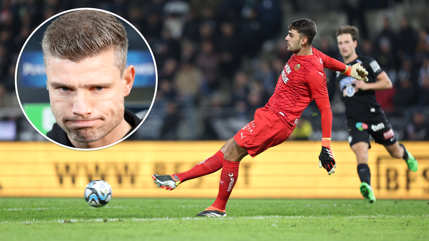 Rapid-Trainer Robert Klauß haderte mit dem Gegentor.