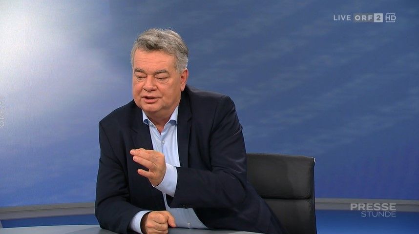 Vizekanzler Werner Kogler am Sonntag in der ORF-