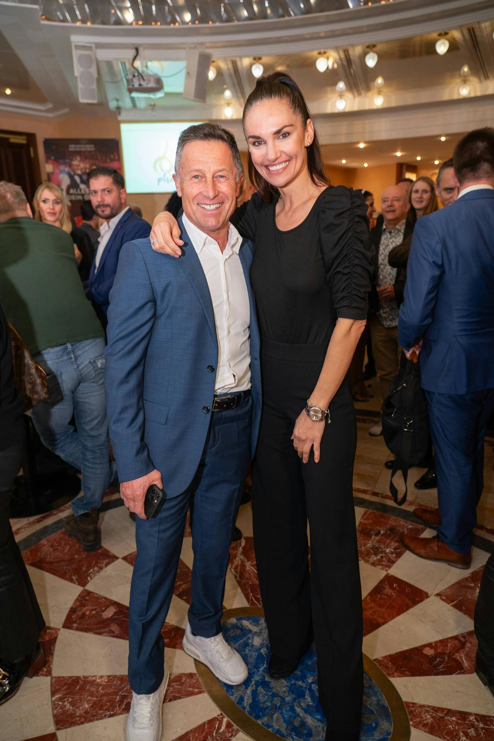 Hans Enn mit der einstigen "Miss Austria", Unternehmerin Tanja Duhovich 