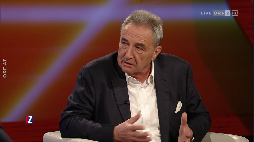 Ex-OMV-Generaldirektor Gerhard Roiss im ORF-Talk 
