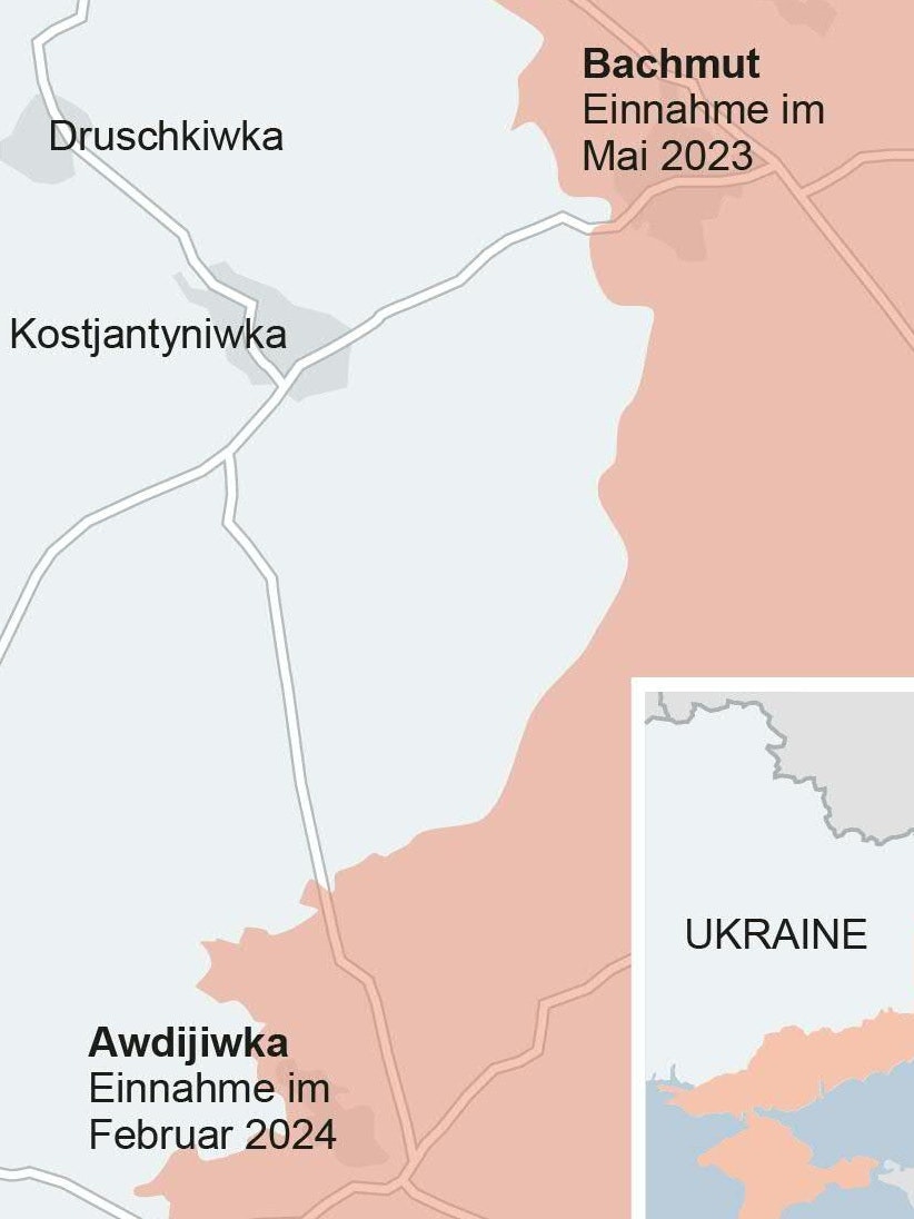 Für die Putin-Propaganda sei die Einnahme von Awdijiwka bedeutsam, sagen US-Experten.&nbsp;