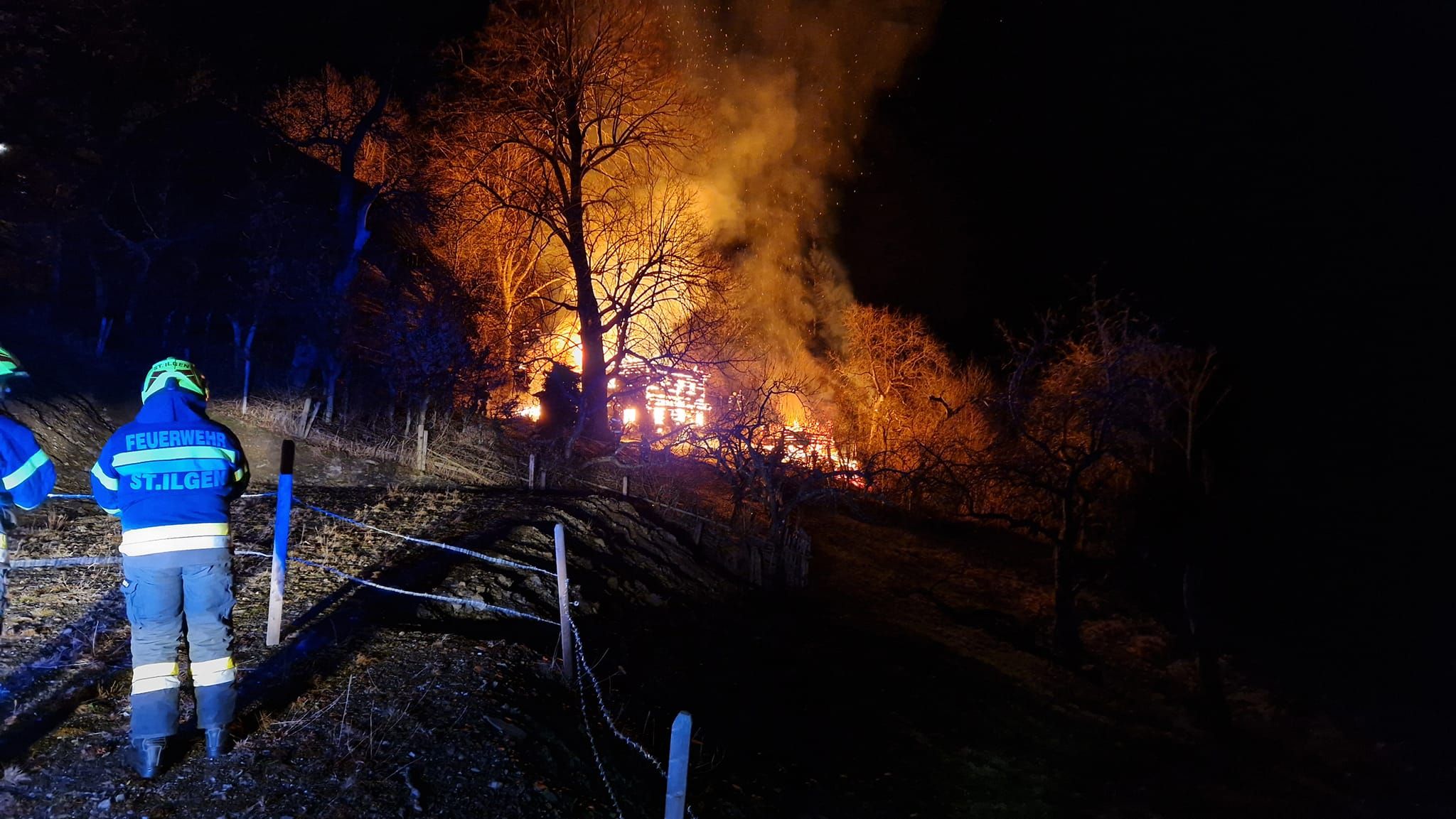 Die Feuerwehr stand im Großeinsatz.