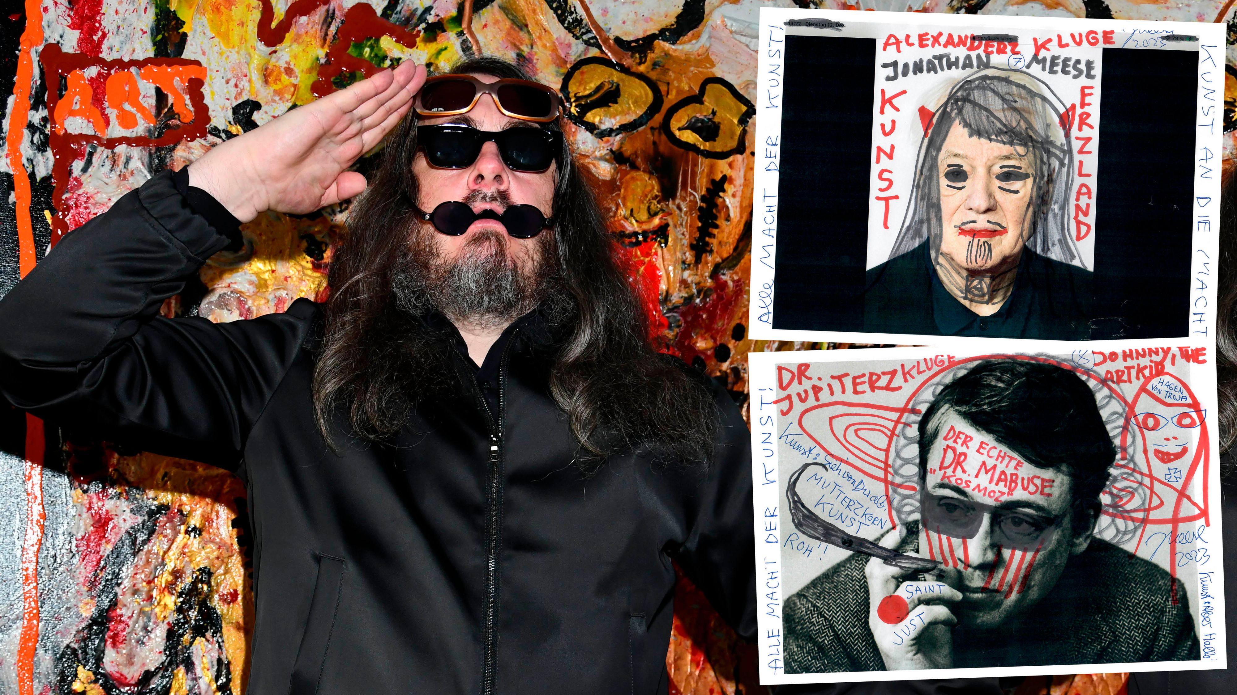 Jonathan Meese hat einen Hang zum Experimentellen