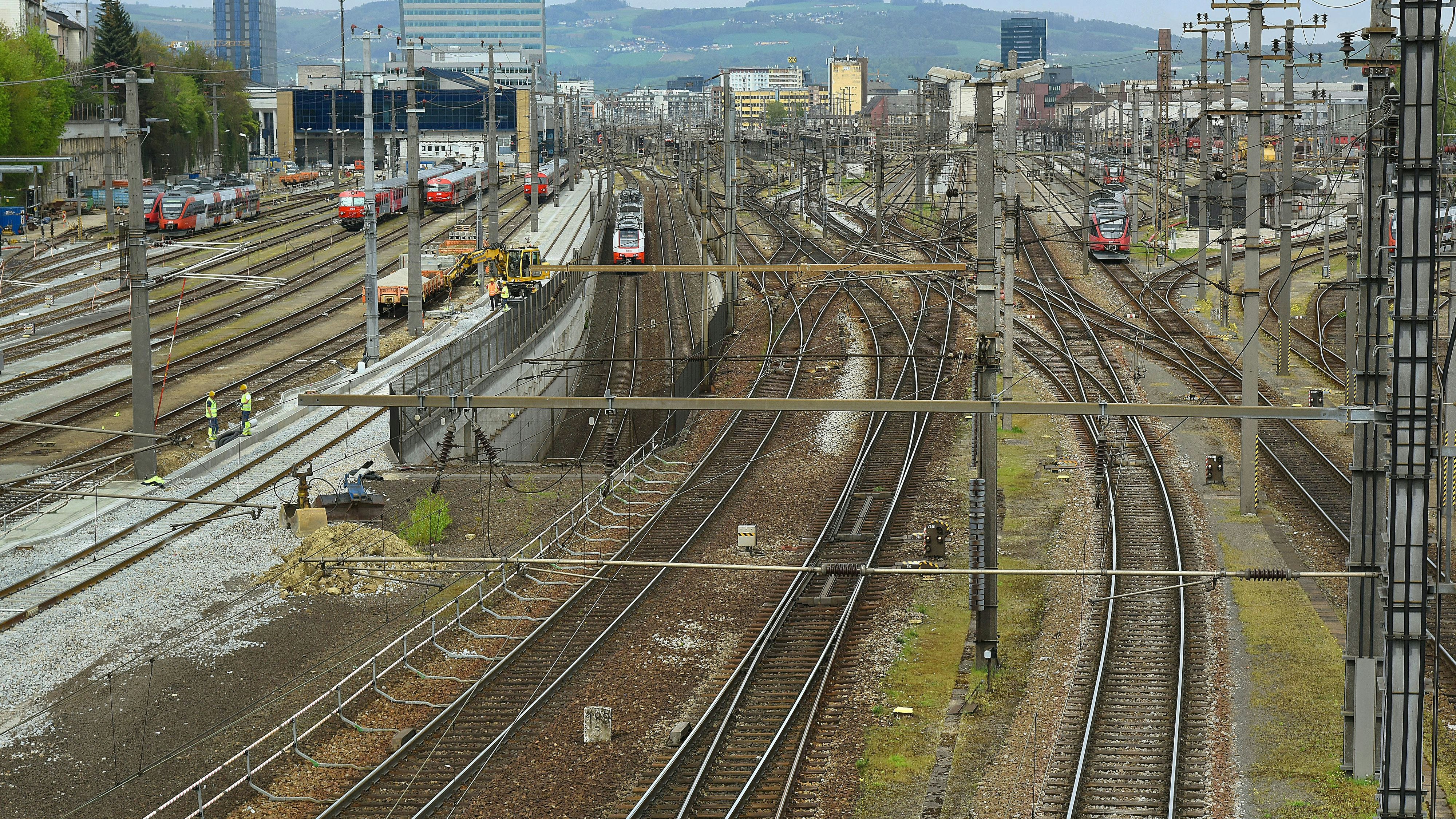 Blick nach Nordosten / ÖBB Linz