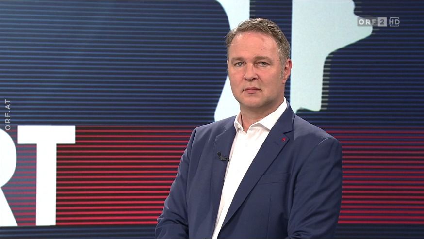 SPÖ-Chef Andreas Babler am Dienstagabend im ORF-