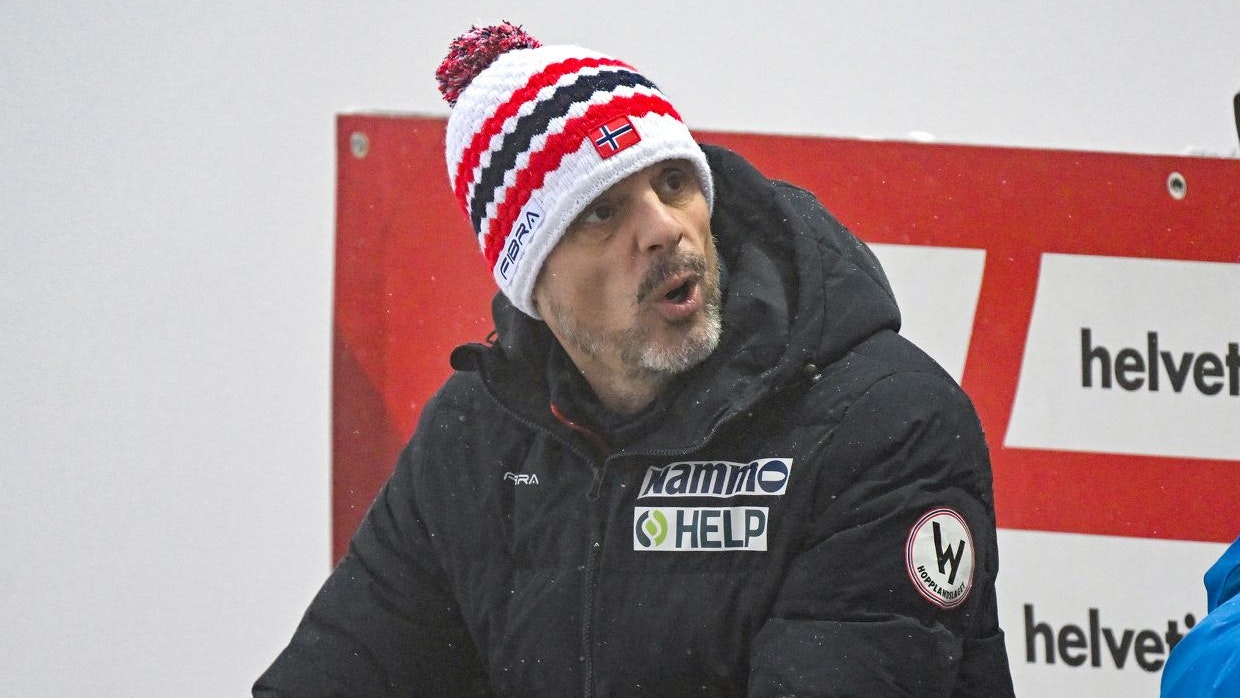 Alexander Stöckl, der österreichische Trainer der Norweger. 