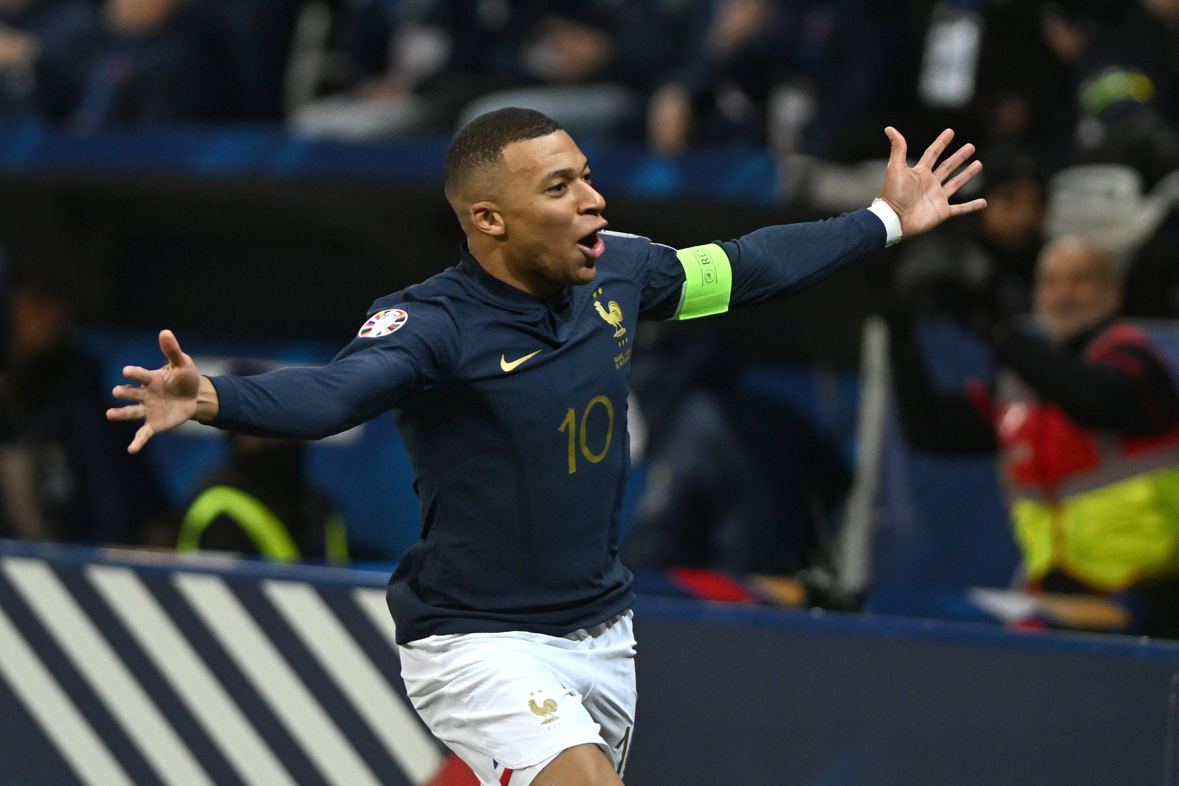 Kylian Mbappe will mit Frankreich an den Olympischen Spielen in Paris teilnehmen.