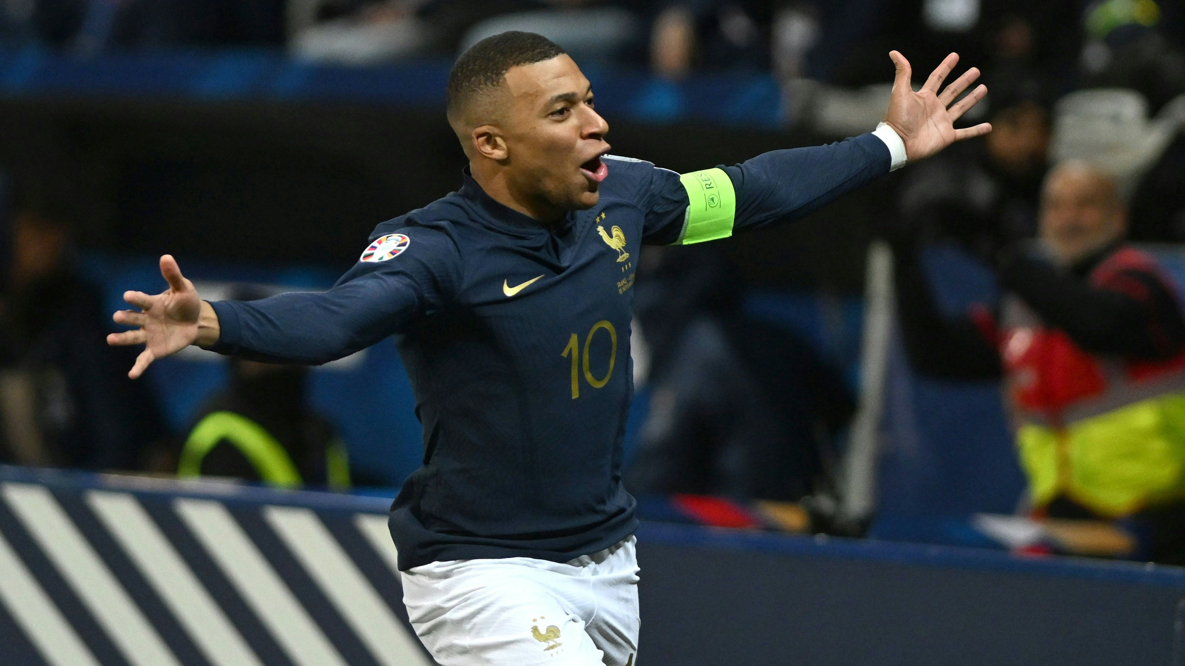 Kylian Mbappe will mit Frankreich an den Olympischen Spielen in Paris teilnehmen.