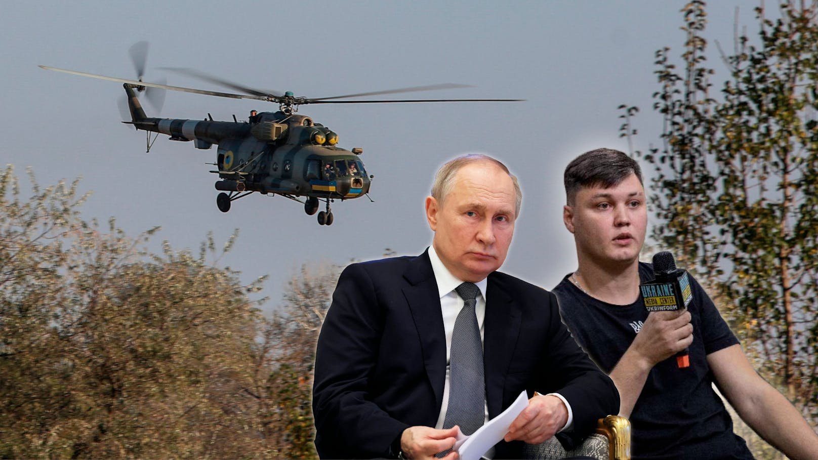 Putin-Deserteur von Schüssen durchsiebt