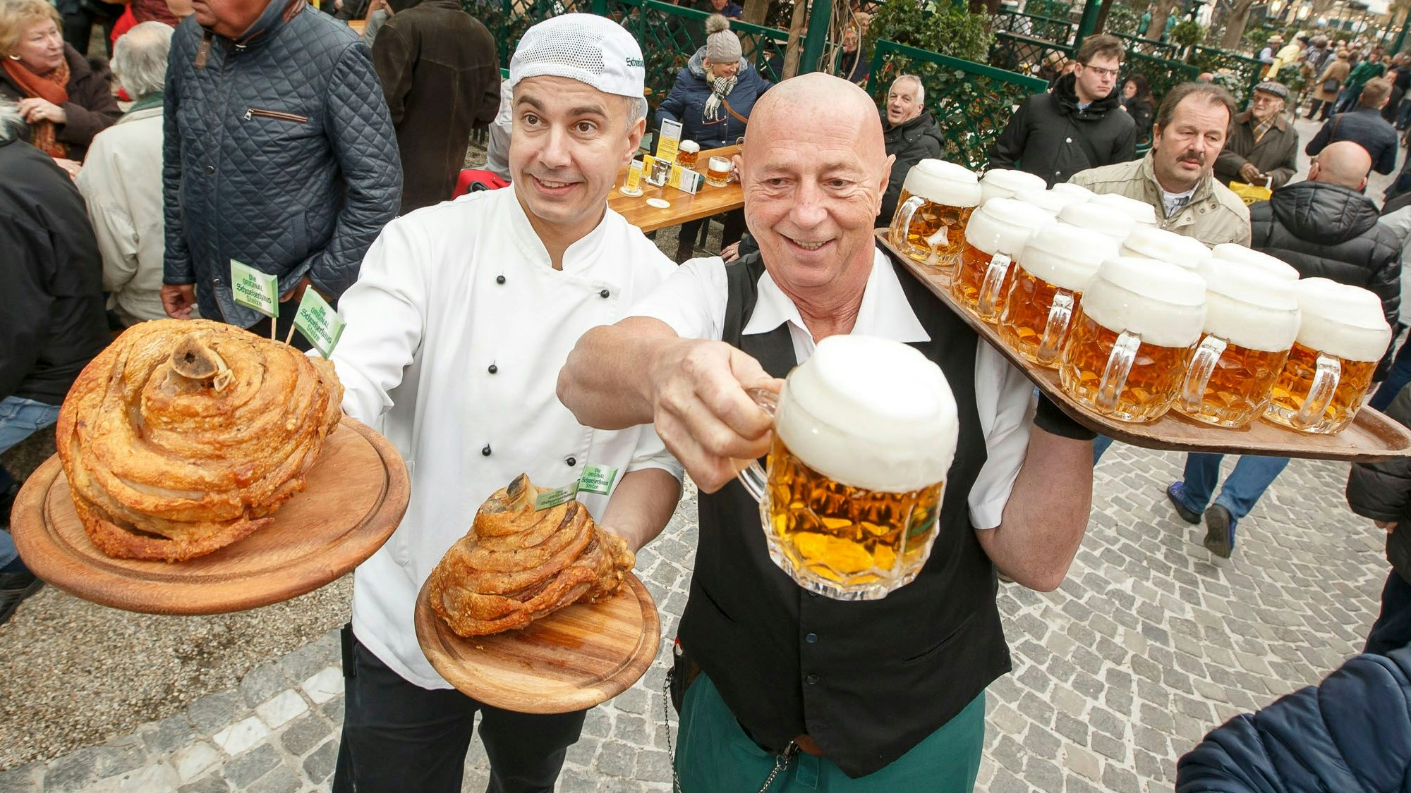 Schweizerhaus Kellner Bier Stelze