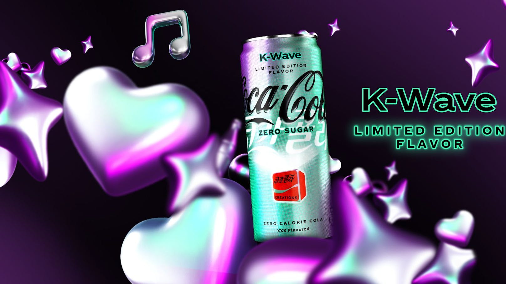 Neue Coca-Cola Sorte feiert den K-Pop