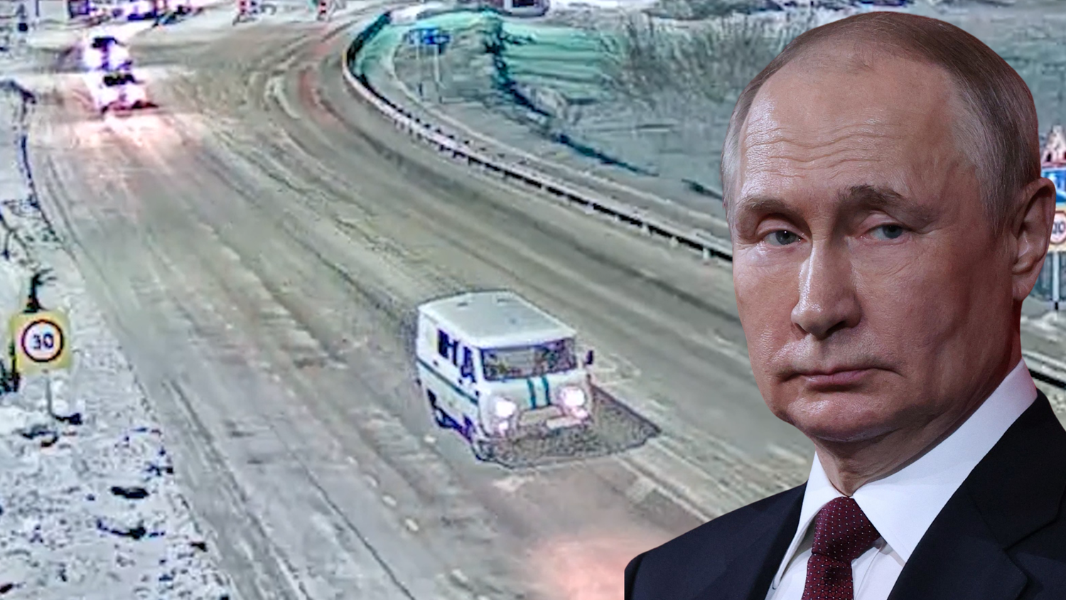 <em>Dieses</em> Video soll zeigen, wie die Leiche von Putin-Gegner Nawalny weggeschafft wurde.