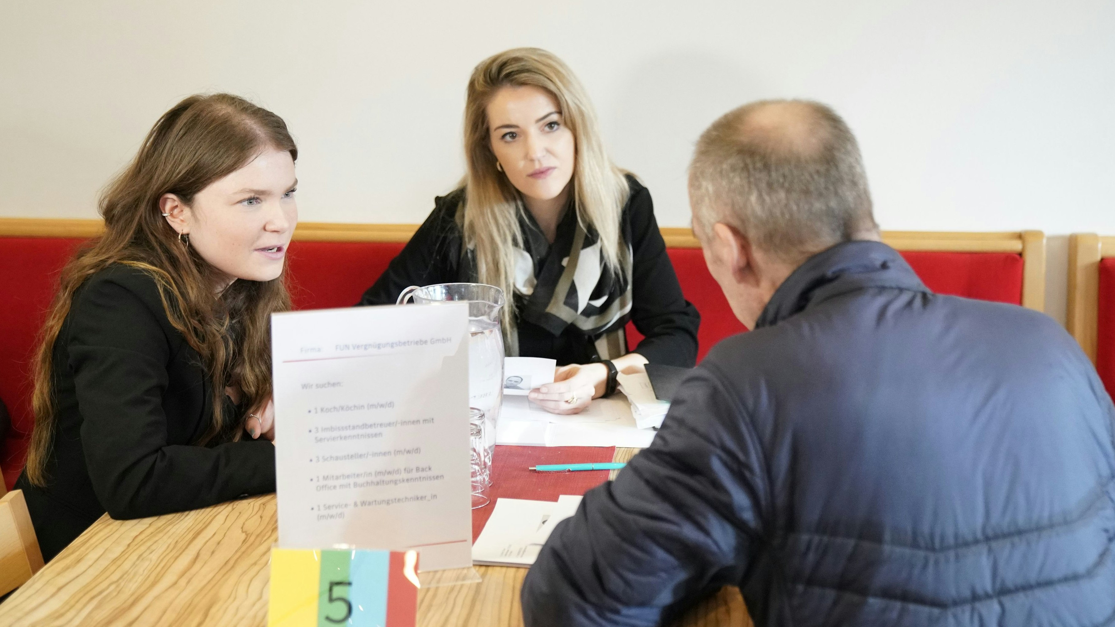 13 Prater-Betriebe luden zum Job-Speeddating. Bei einem Drittel der Gespräche hat’s gefunkt!