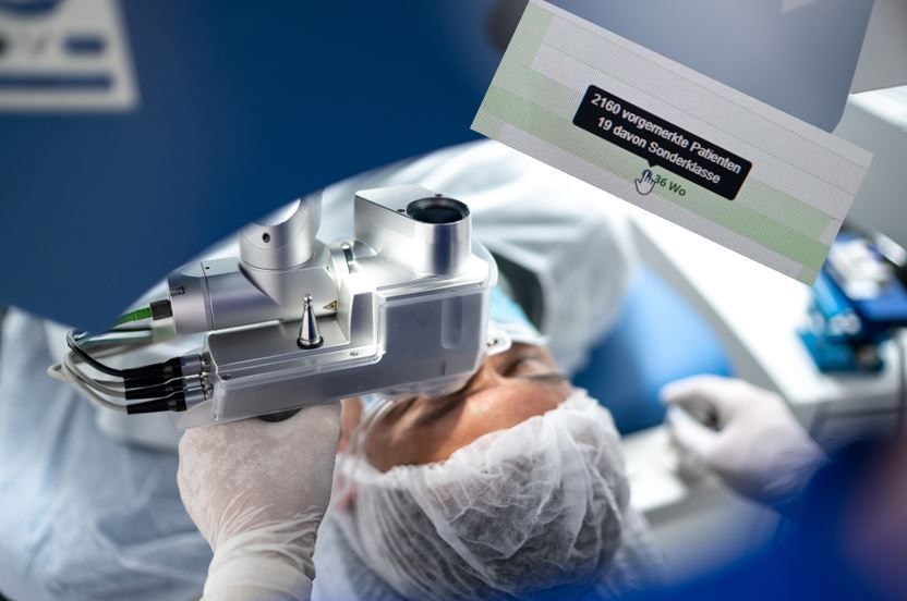 2.160 Patienten sind in einem Spital in NÖ für eine Augen-OP vorgemerkt.