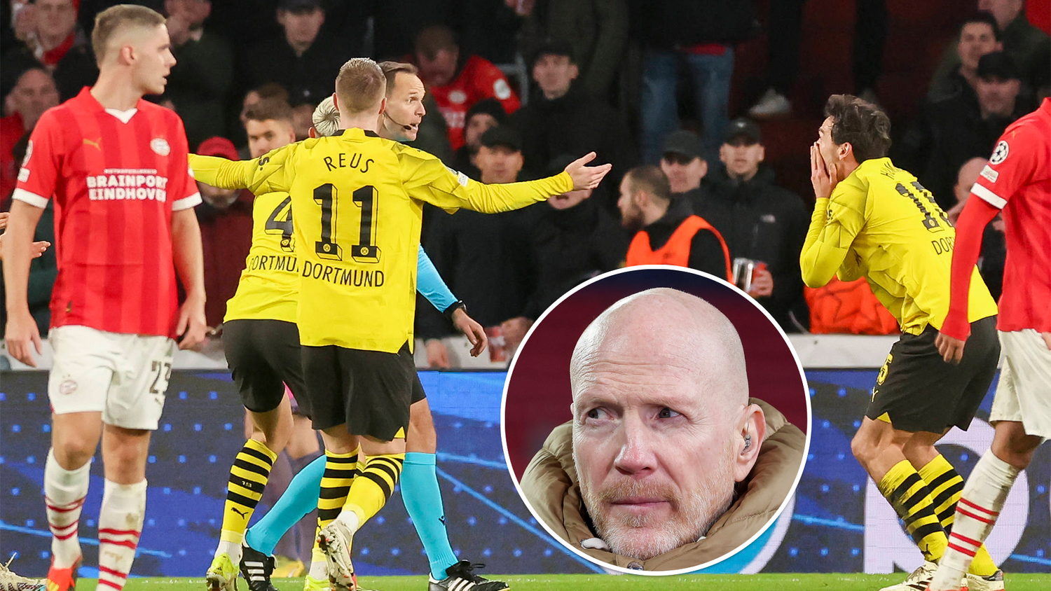 BVB-Berater war nach dem Elfmeterpfiff außer sich.