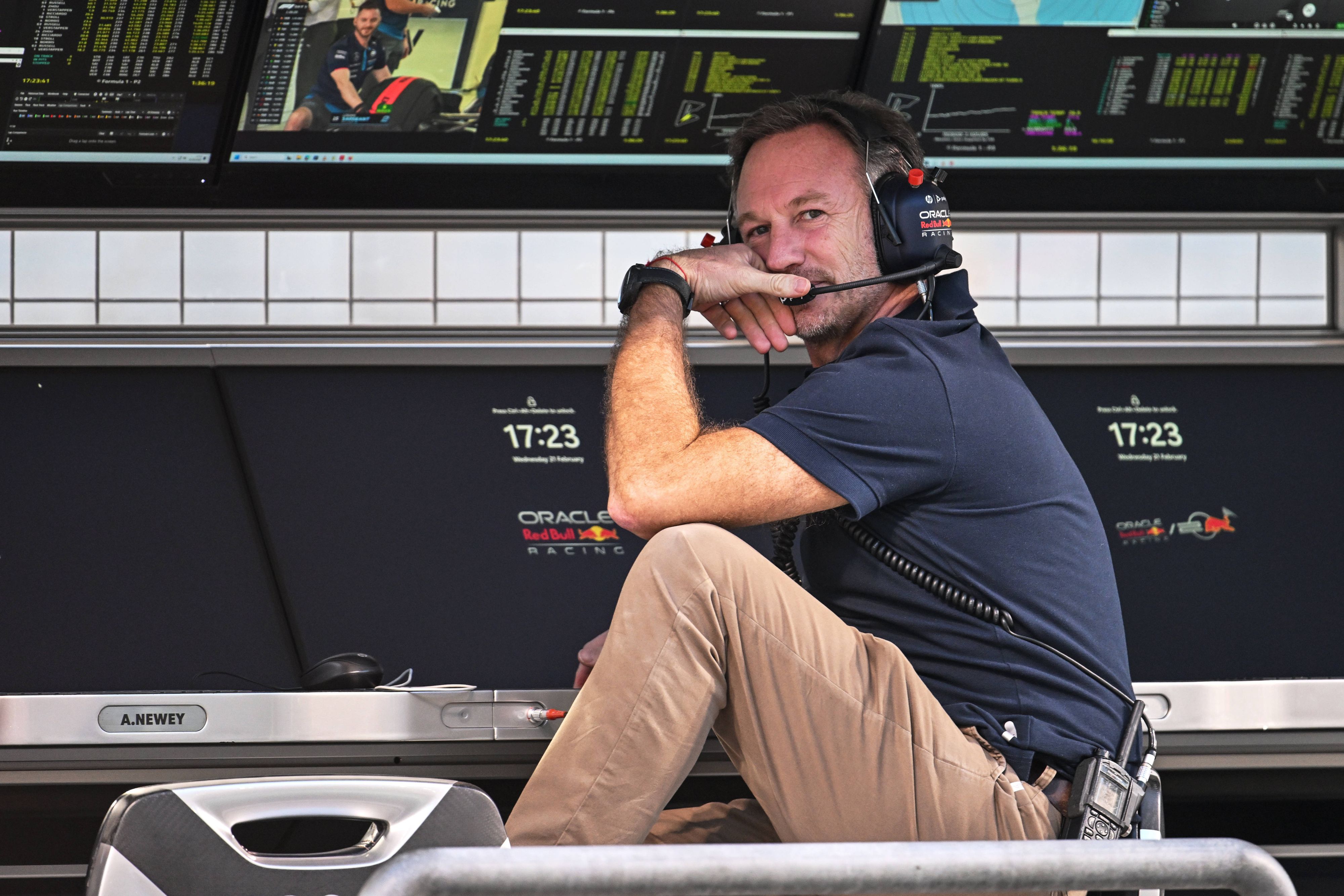 Red-Bull-Teamchef Christian Horner. 