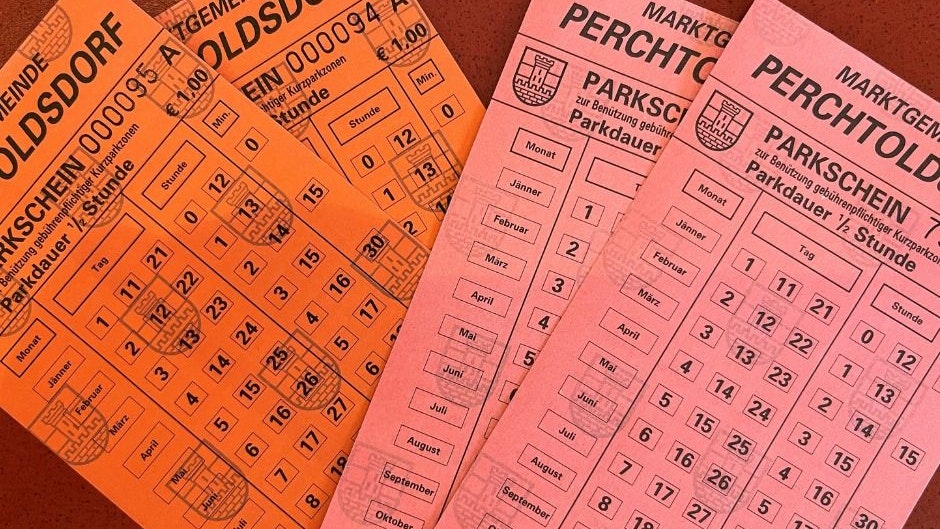 Die alten Parkscheine verlieren ihre Gültigkeit, sie können gegen Aufzahlung umgetauscht werden.