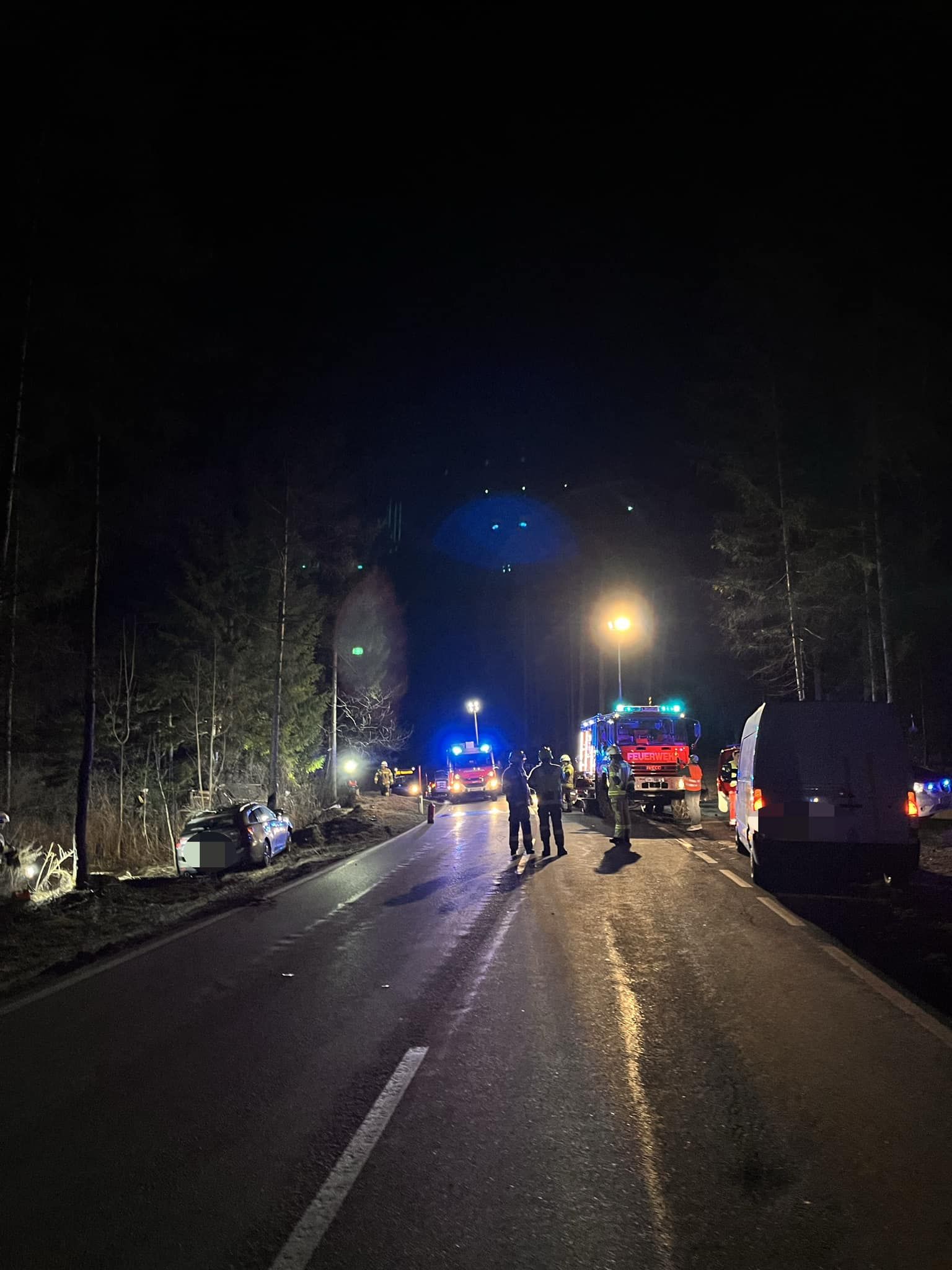Der Verkehrsunfall ereignete sich am Dienstag in Obsteig.